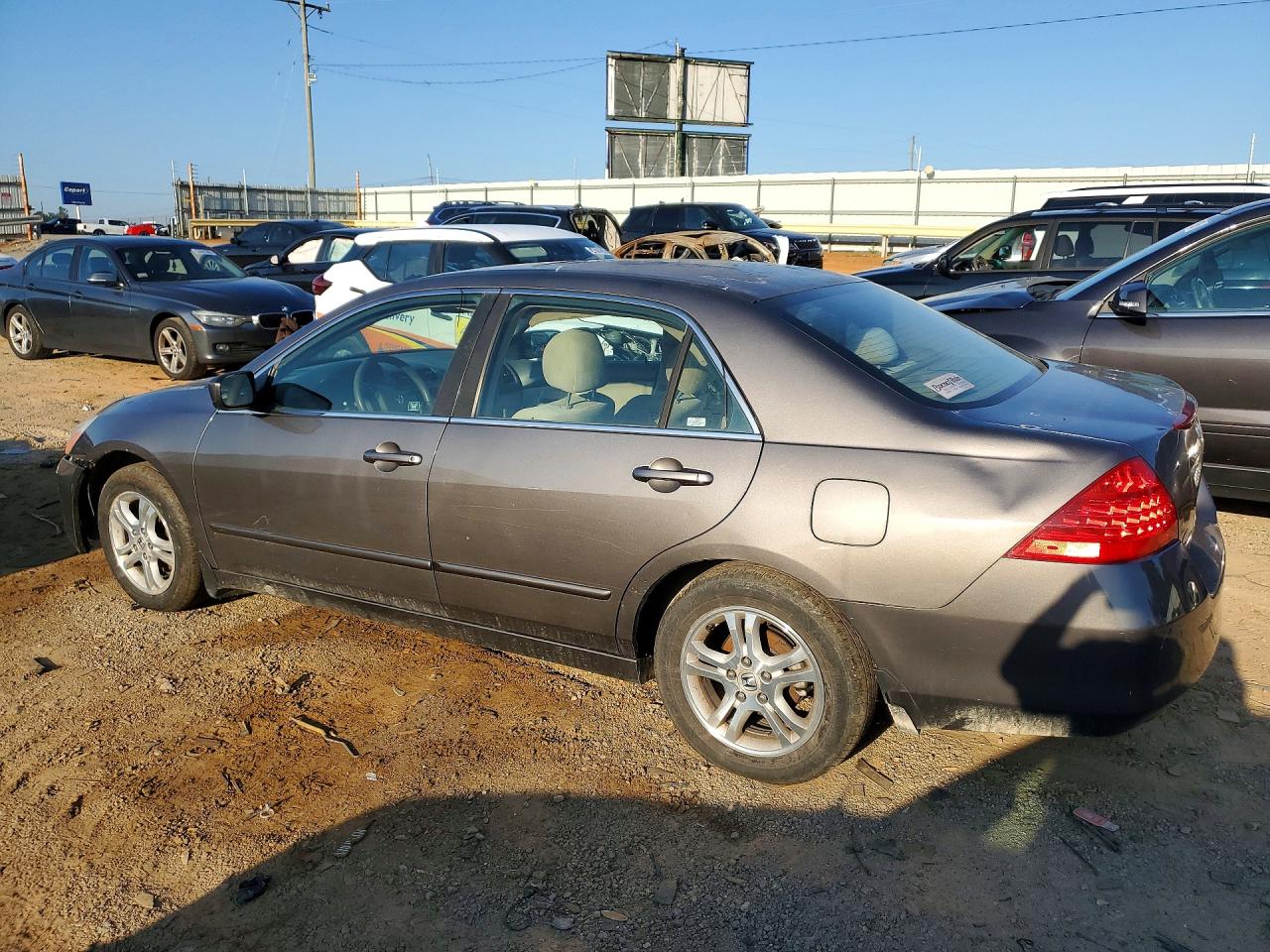 2007 Honda Accord Ex Charcoal vin: 1HGCM55717A018162