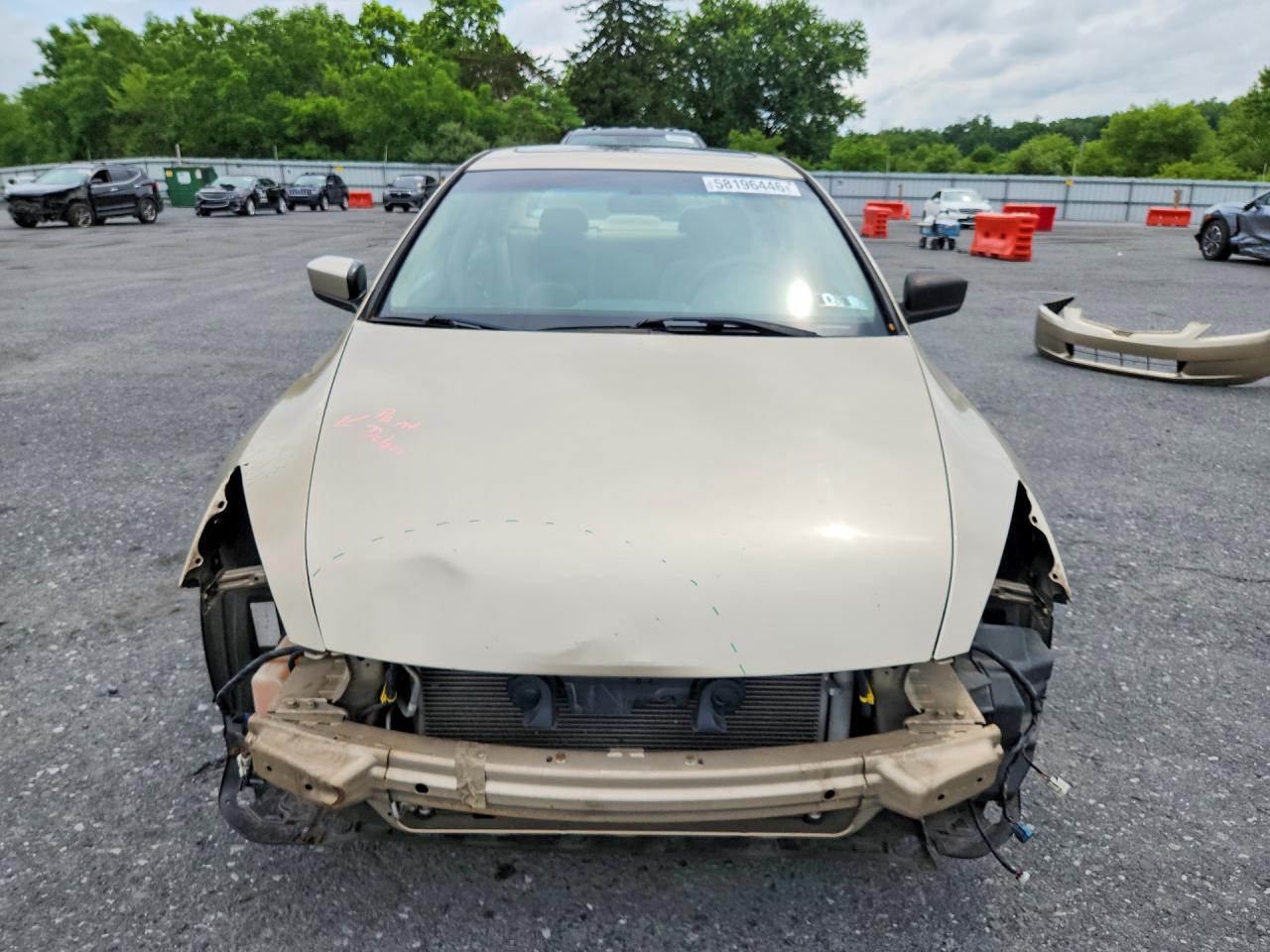 2005 Honda Accord Ex Tan vin: 1HGCM55735A057283