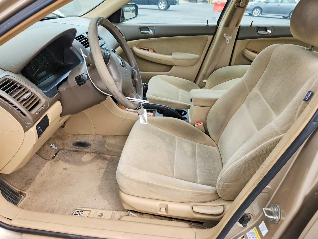 2005 Honda Accord Ex Tan vin: 1HGCM55735A057283