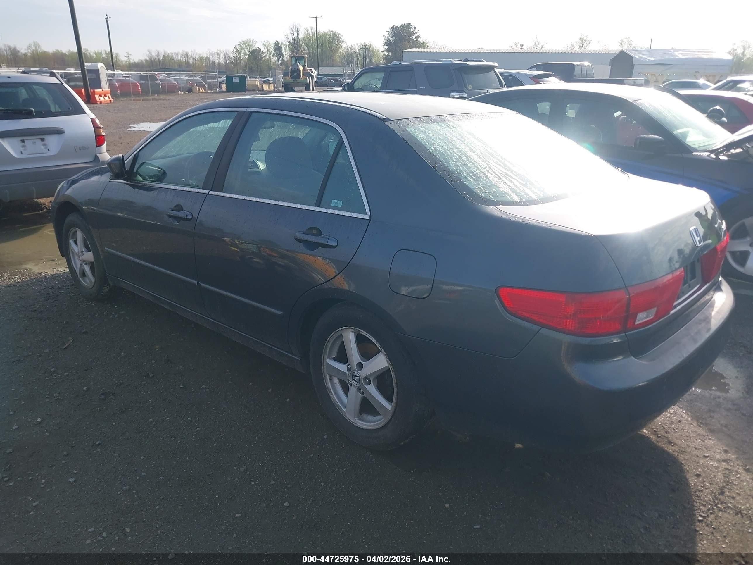 2005 Honda Accord 2.4 Ex Серый vin: 1HGCM55735A172160