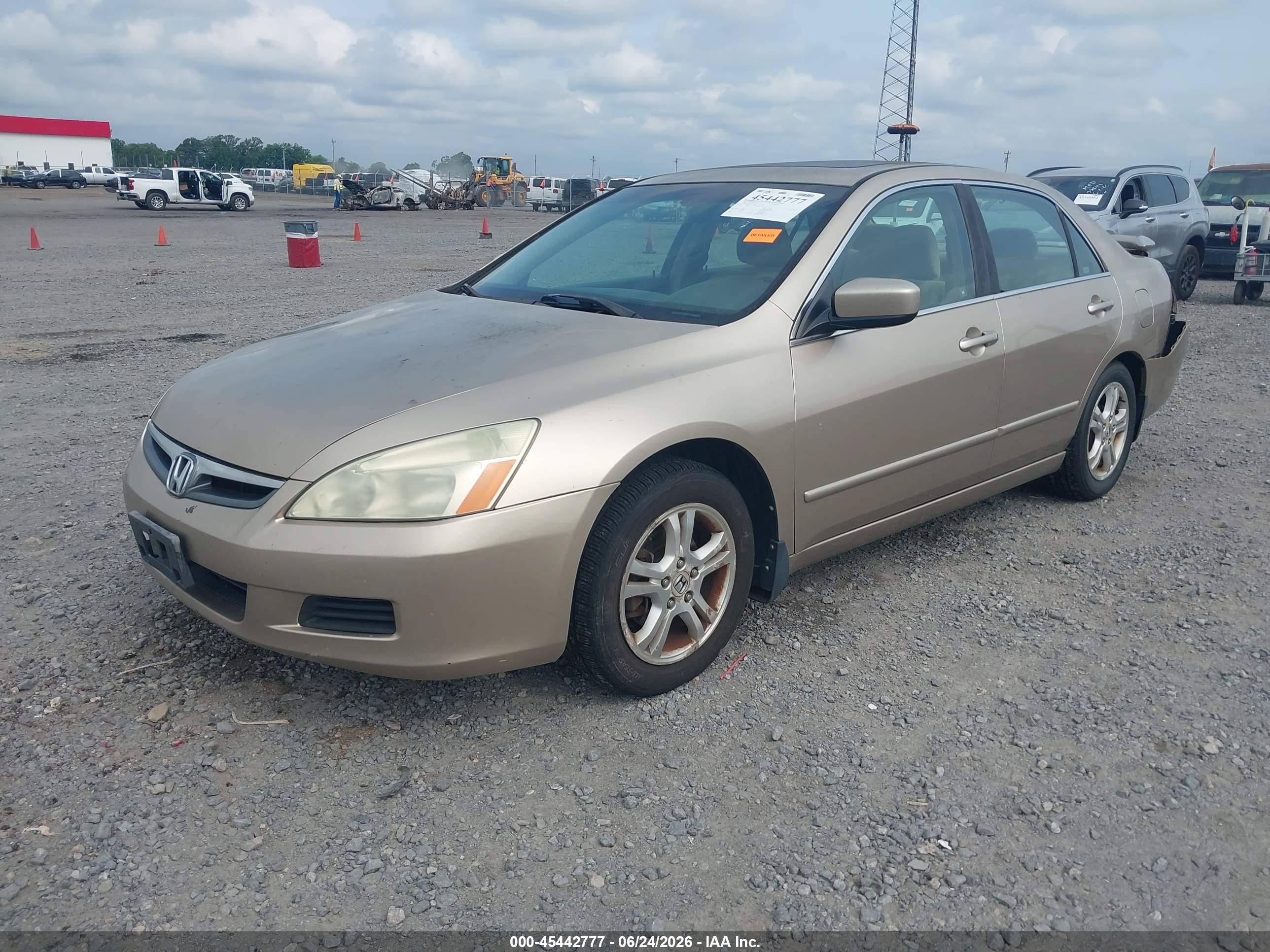 2006 Honda Accord 2.4 Ex Gold vin: 1HGCM55766A030273