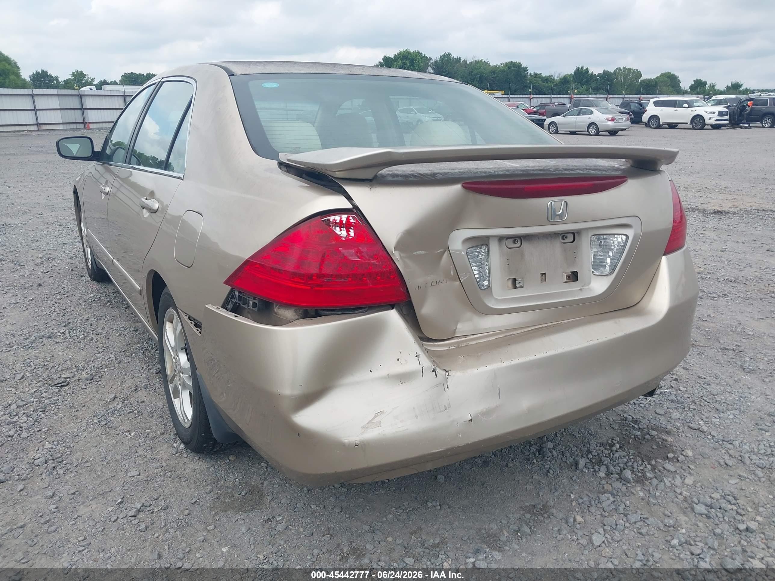 2006 Honda Accord 2.4 Ex Gold vin: 1HGCM55766A030273