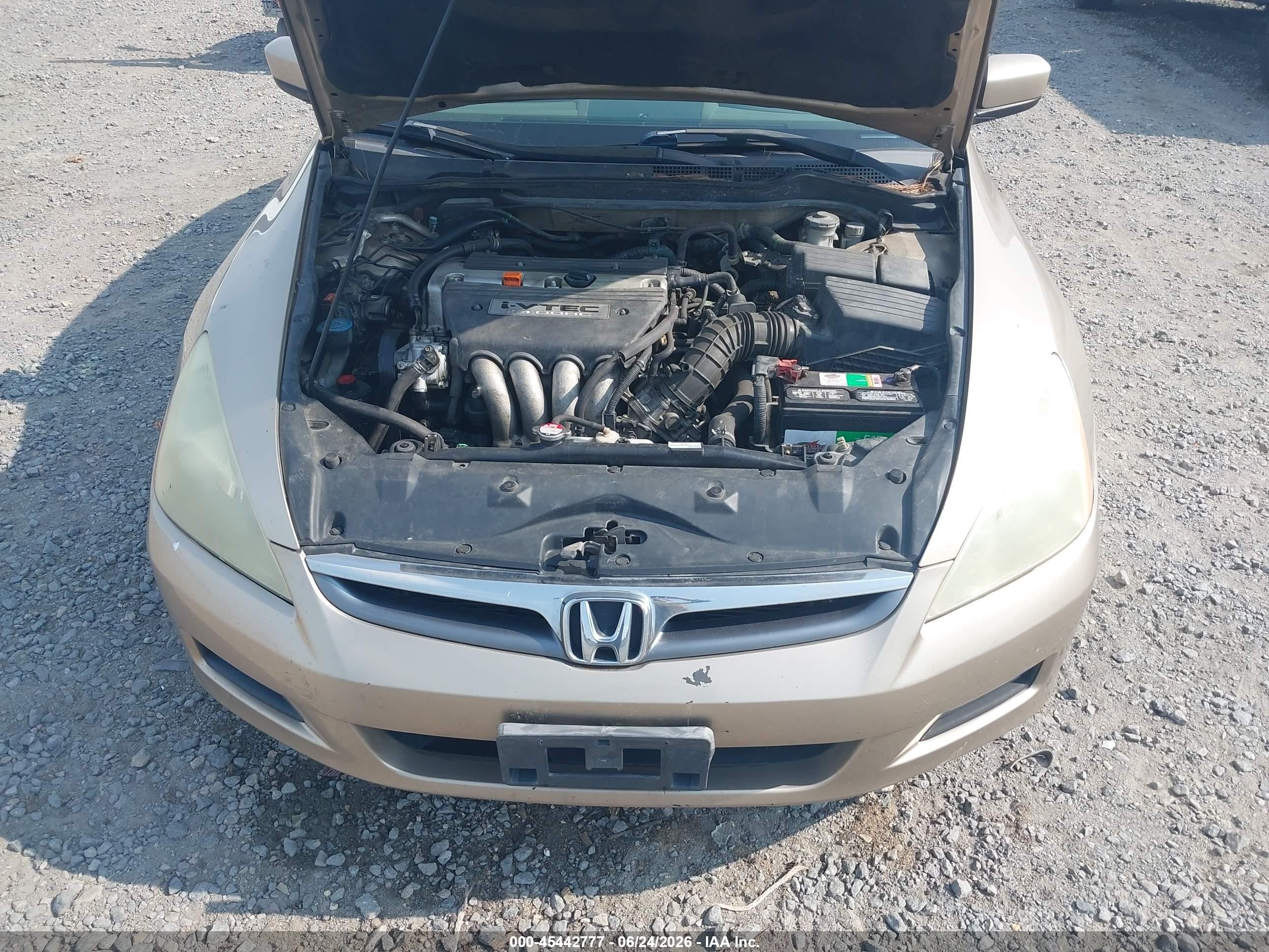 2006 Honda Accord 2.4 Ex Gold vin: 1HGCM55766A030273