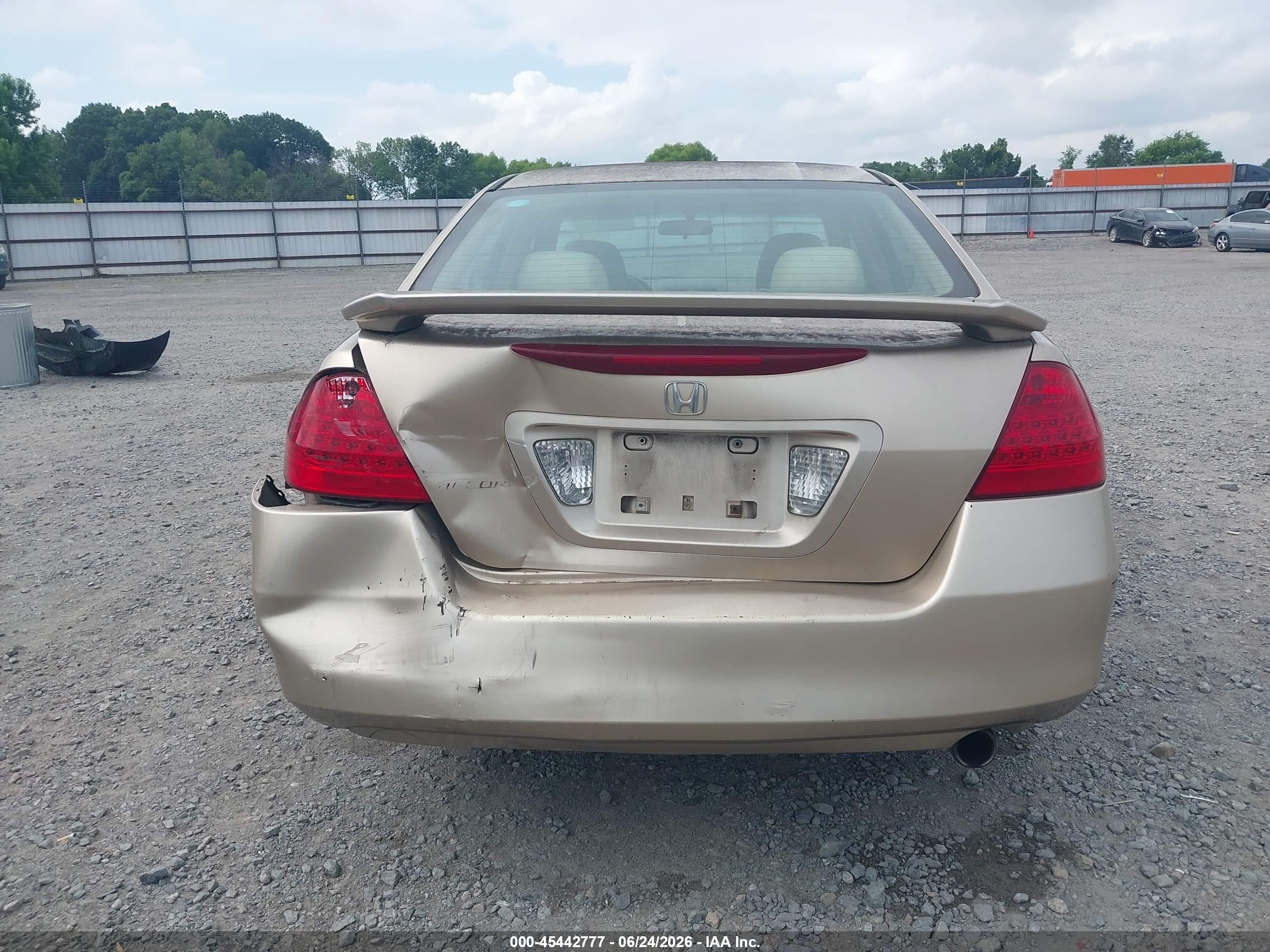 2006 Honda Accord 2.4 Ex Gold vin: 1HGCM55766A030273