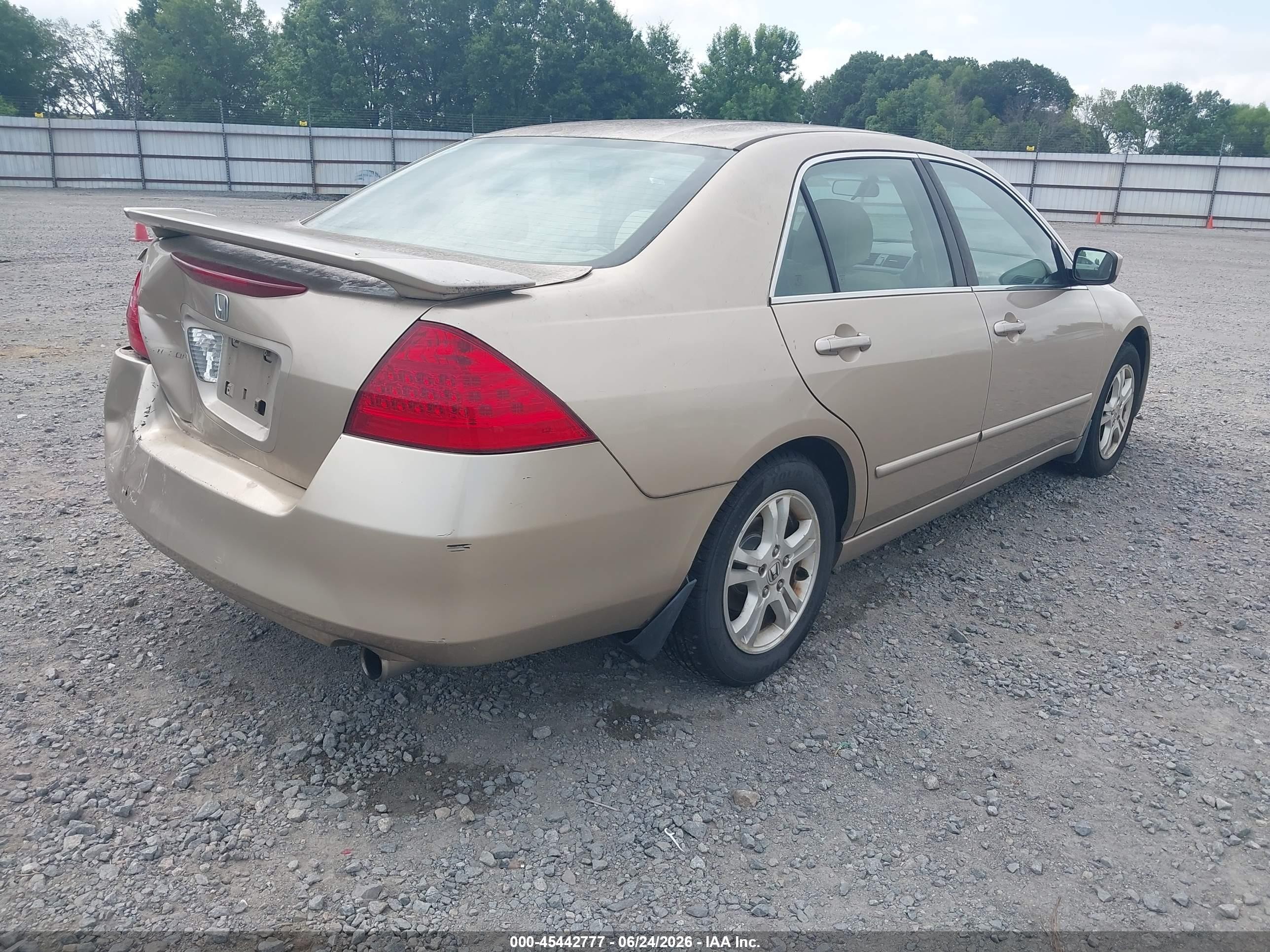 2006 Honda Accord 2.4 Ex Gold vin: 1HGCM55766A030273