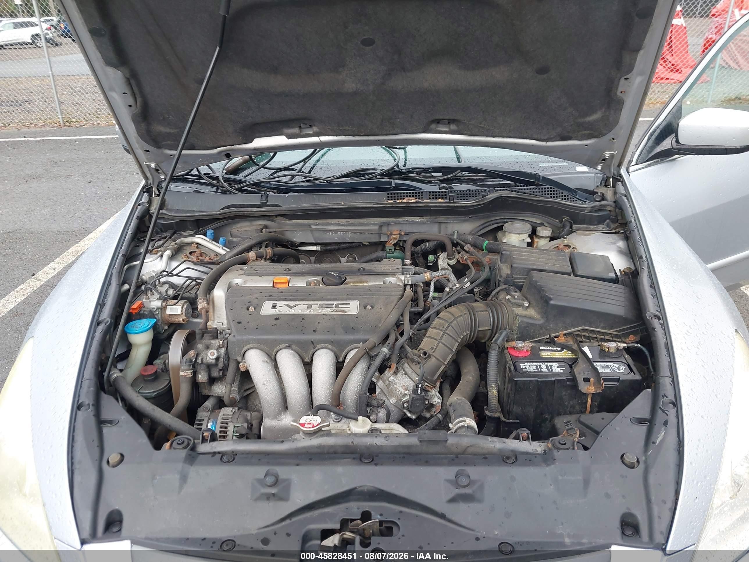 2005 Honda Accord 2.4 Ex Silver vin: 1HGCM55785A046845
