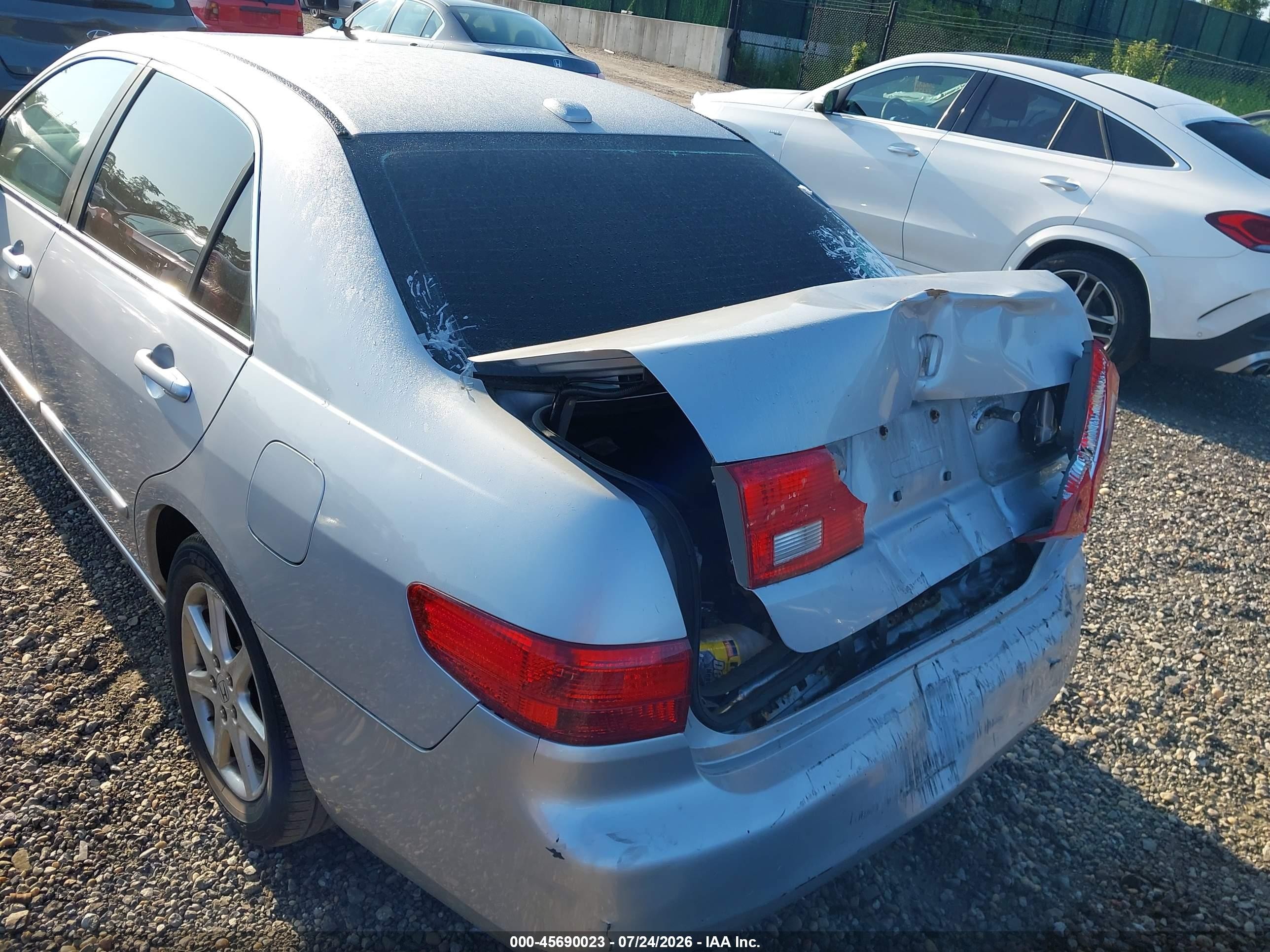 2005 Honda Accord 2.4 Ex Silver vin: 1HGCM55825A019102