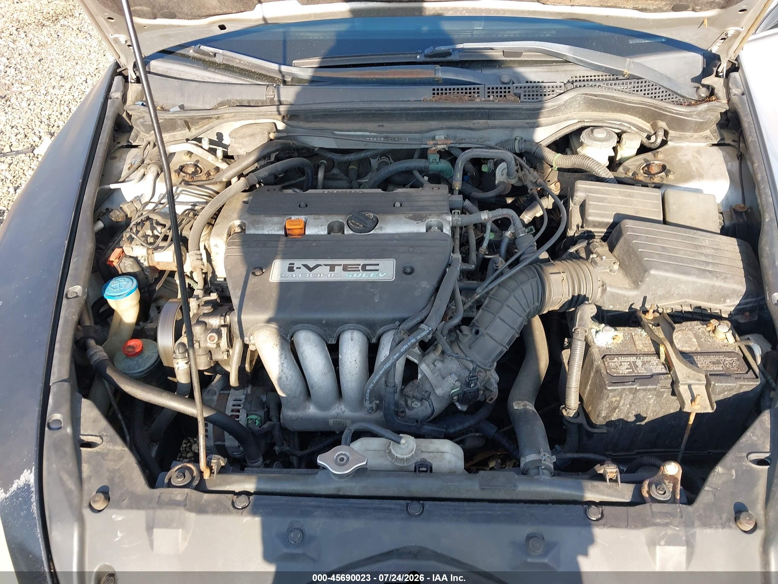 2005 Honda Accord 2.4 Ex Silver vin: 1HGCM55825A019102