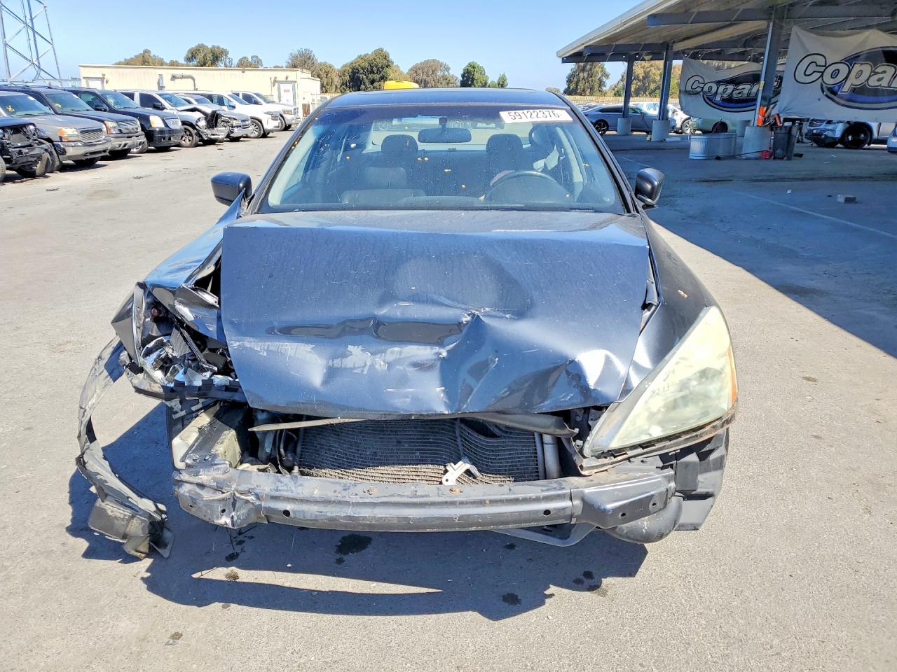 2006 Honda Accord Ex Gray vin: 1HGCM55826A023782