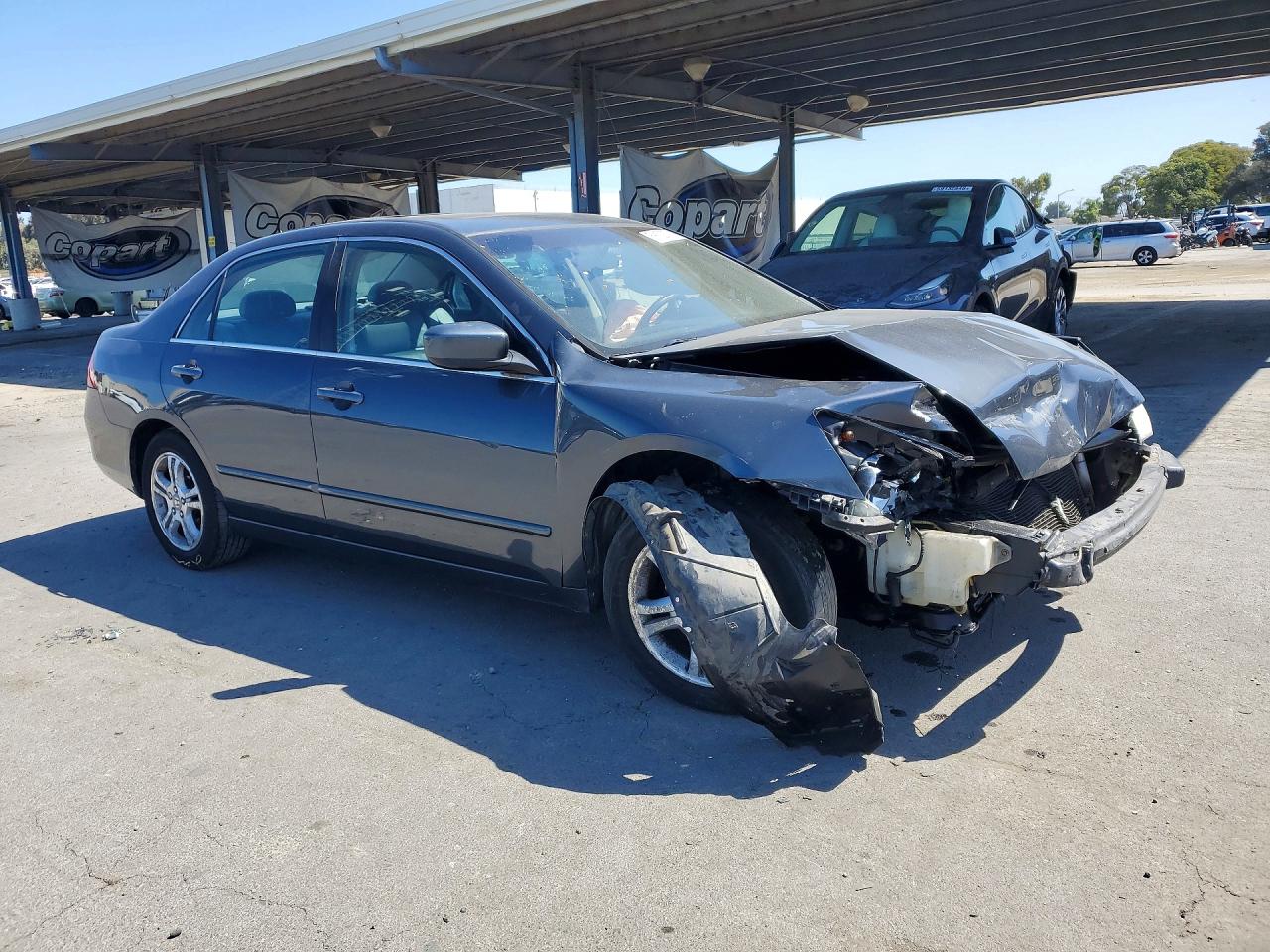 2006 Honda Accord Ex Gray vin: 1HGCM55826A023782