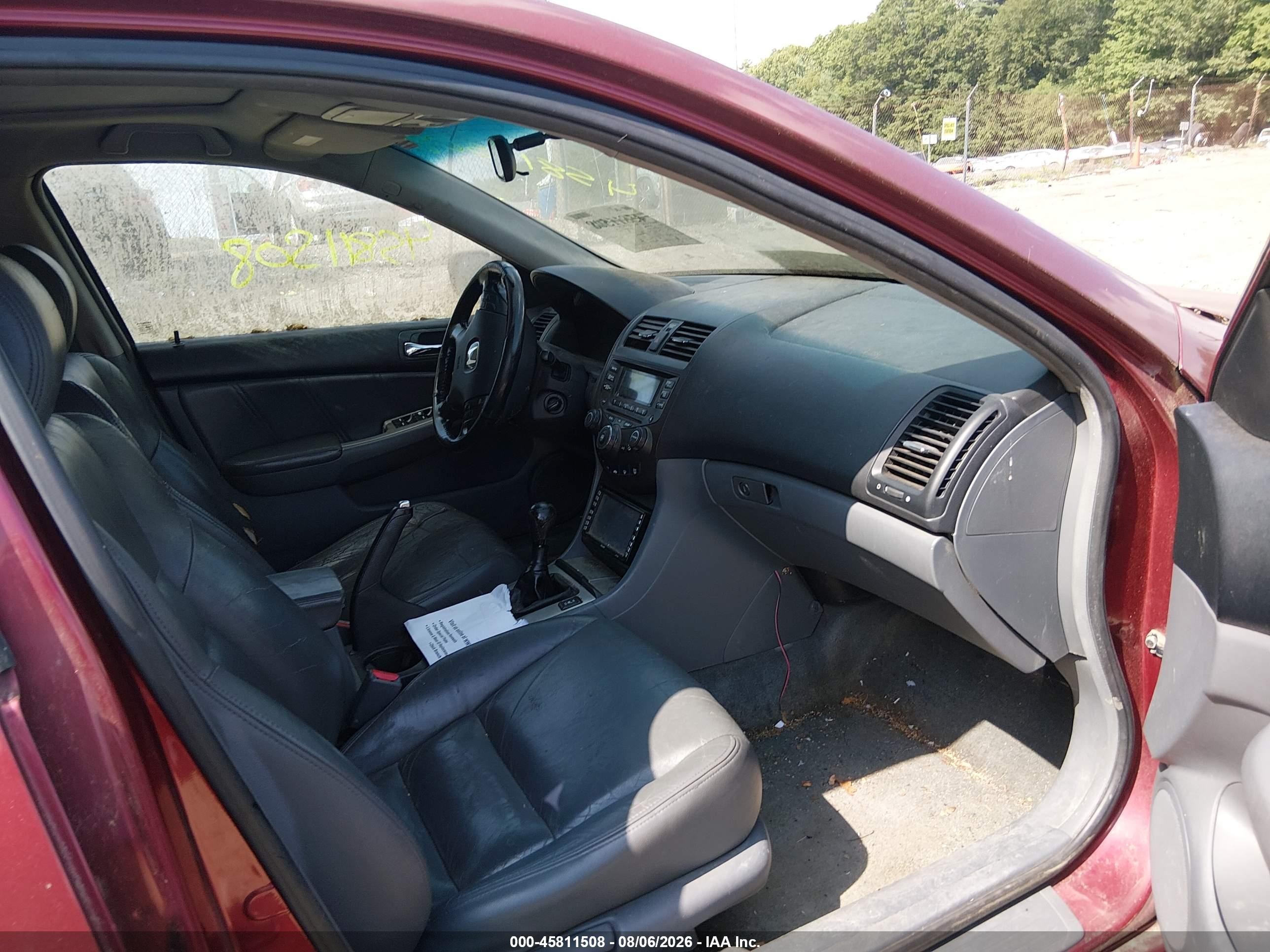 2004 Honda Accord 2.4 Ex Maroon vin: 1HGCM55834A129364