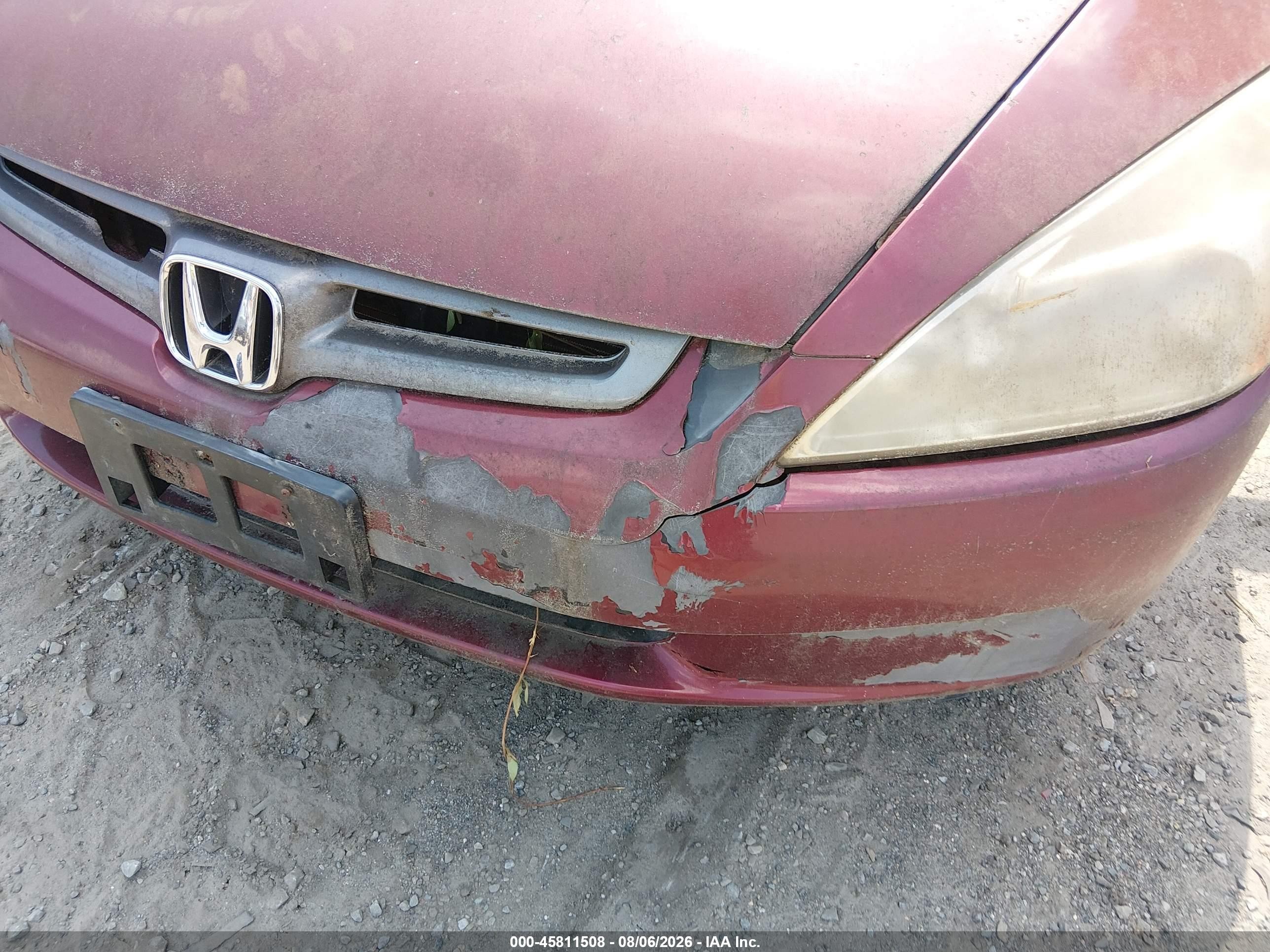2004 Honda Accord 2.4 Ex Maroon vin: 1HGCM55834A129364