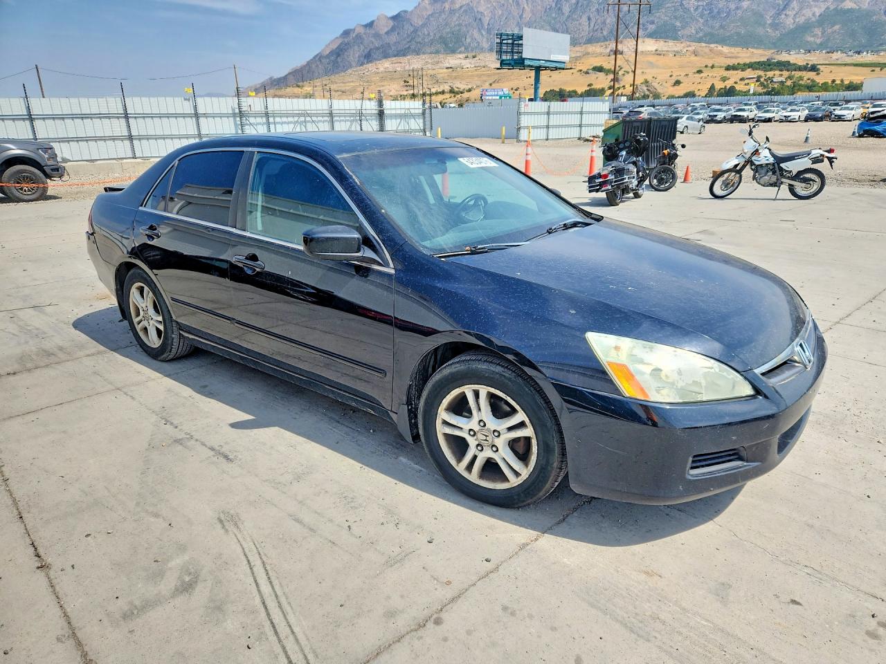 2007 Honda Accord Ex Черный vin: 1HGCM55847A071186