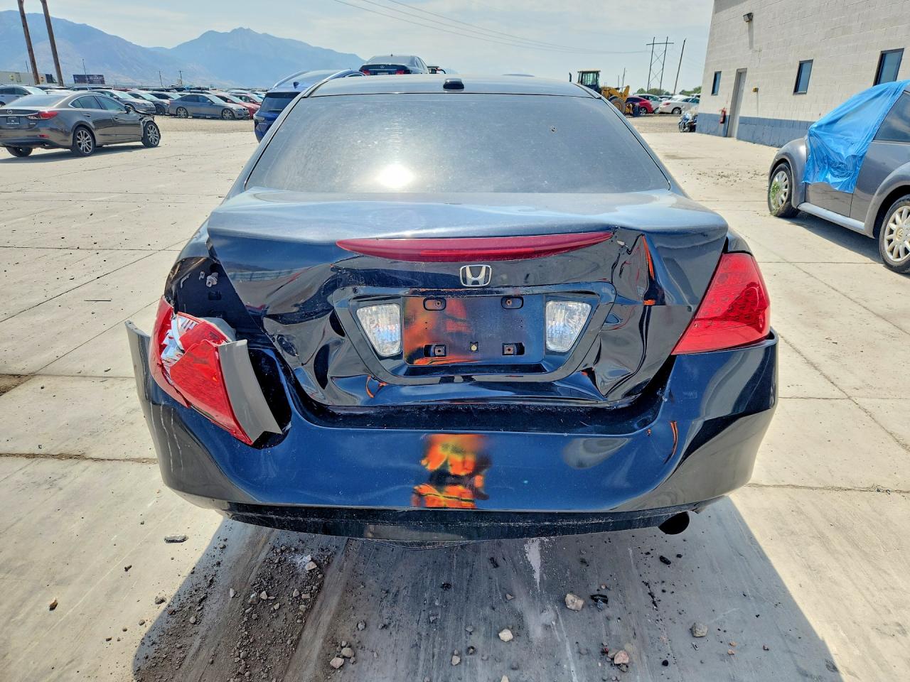 2007 Honda Accord Ex Черный vin: 1HGCM55847A071186