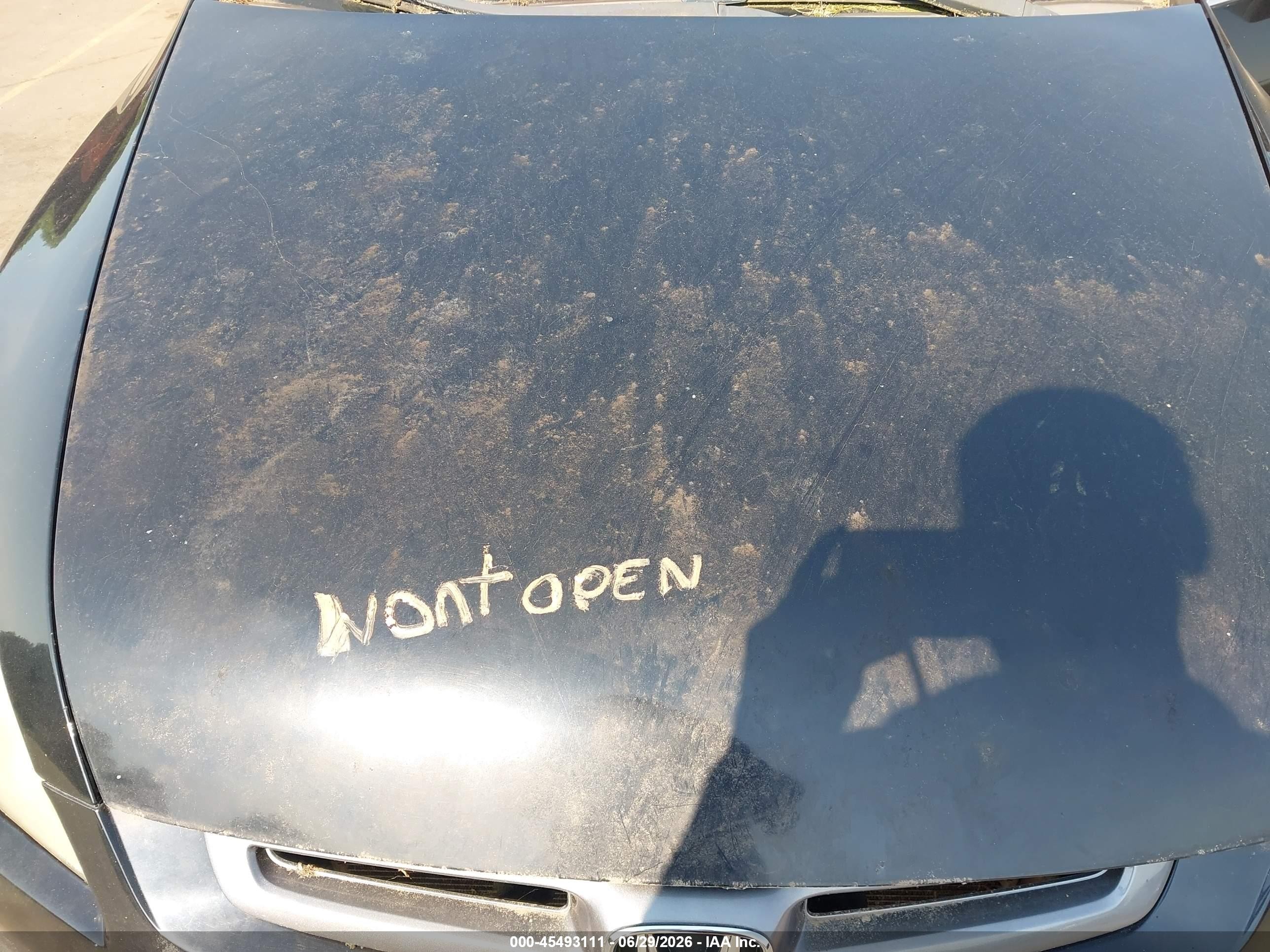 2005 Honda Accord 2.4 Ex Black vin: 1HGCM55855A118951