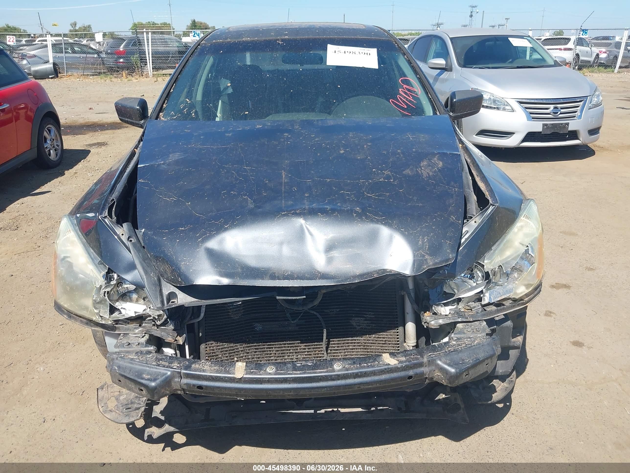 2006 Honda Accord 2.4 Ex Blue vin: 1HGCM55856A162594