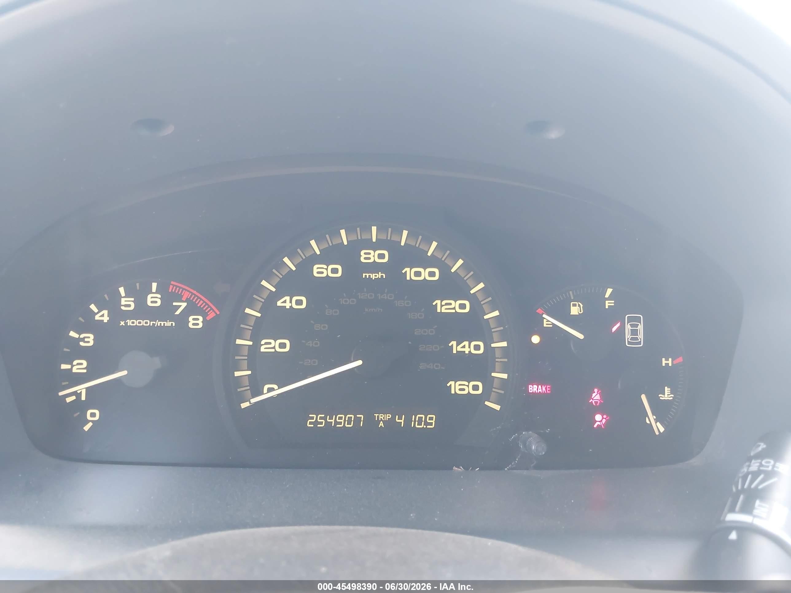 2006 Honda Accord 2.4 Ex Blue vin: 1HGCM55856A162594