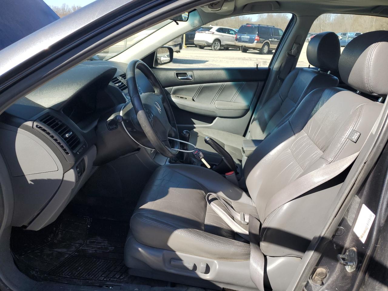 2007 Honda Accord Ex Gray vin: 1HGCM55867A004380