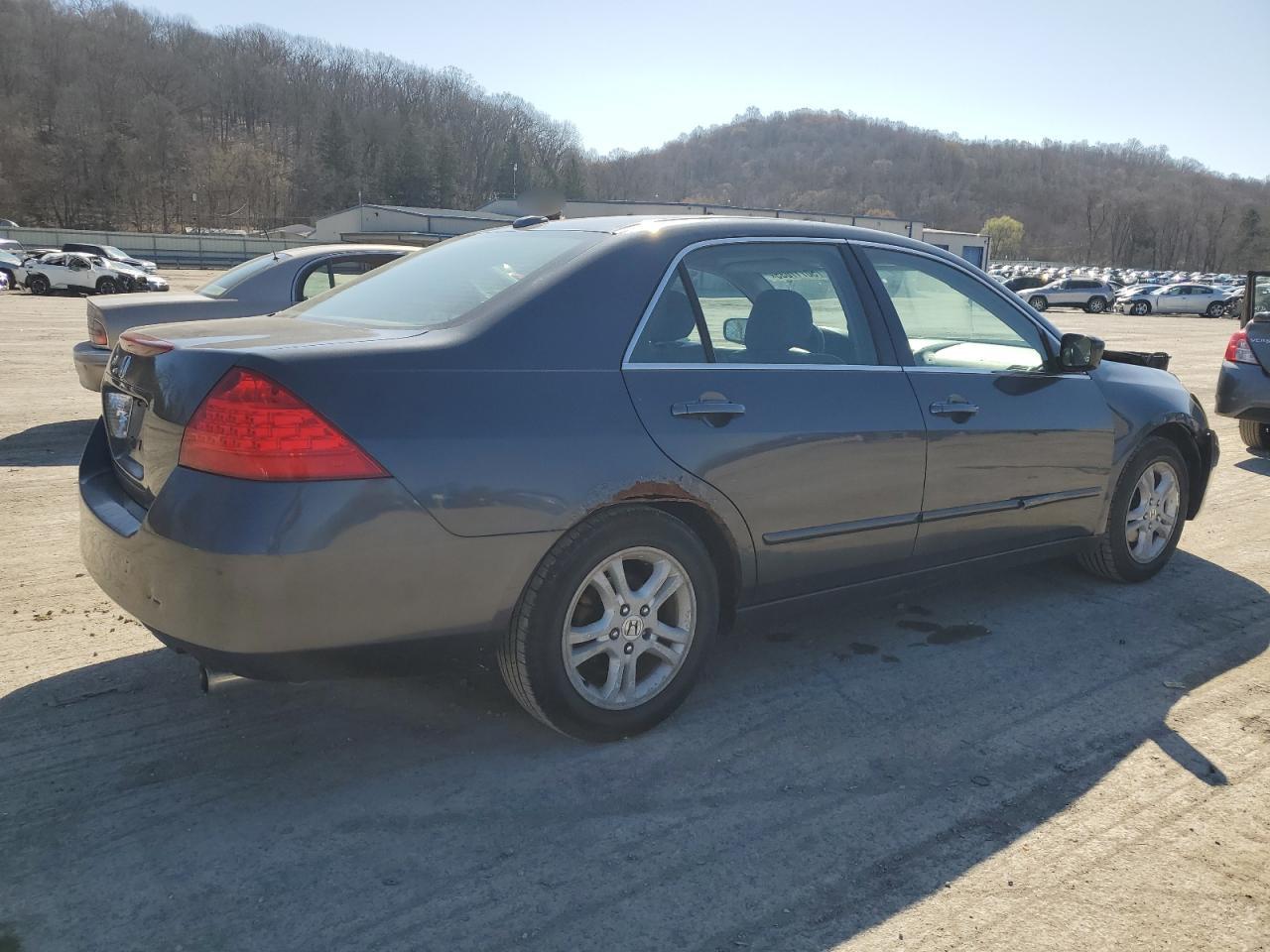 2007 Honda Accord Ex Gray vin: 1HGCM55867A004380