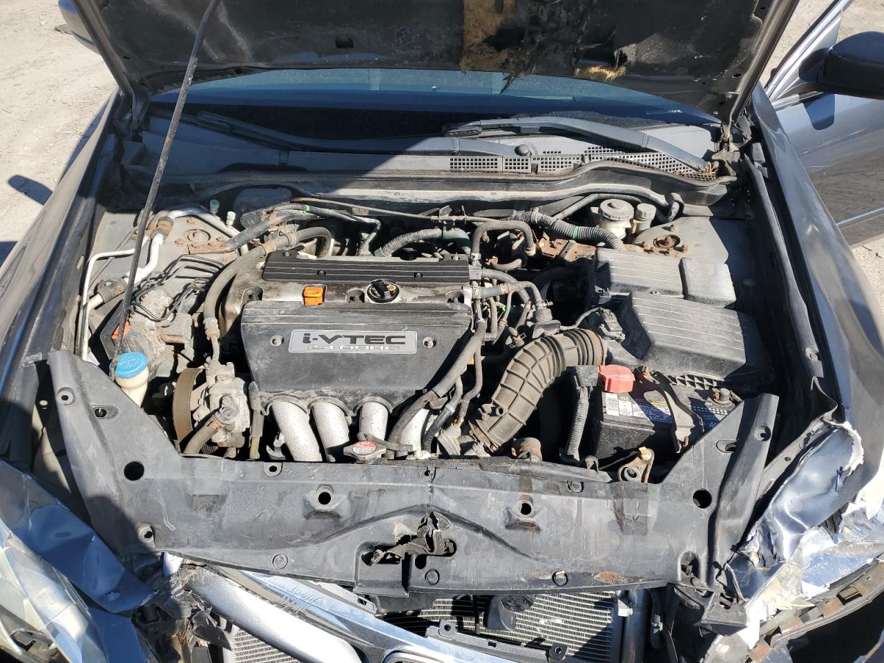 2007 Honda Accord Ex Gray vin: 1HGCM55867A004380