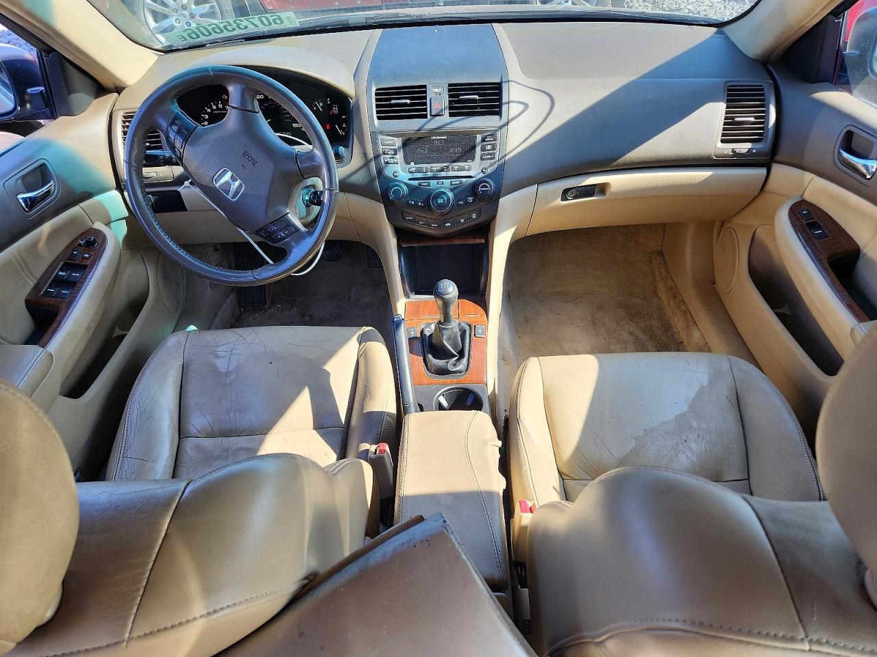 2007 Honda Accord Ex Gold vin: 1HGCM55867A046371