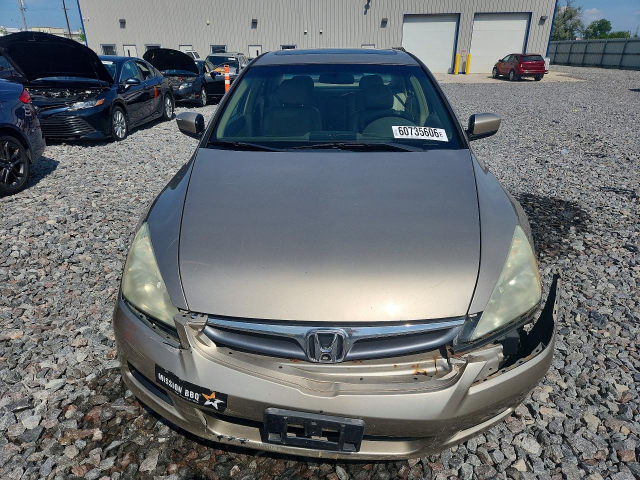 2007 Honda Accord Ex Gold vin: 1HGCM55867A046371