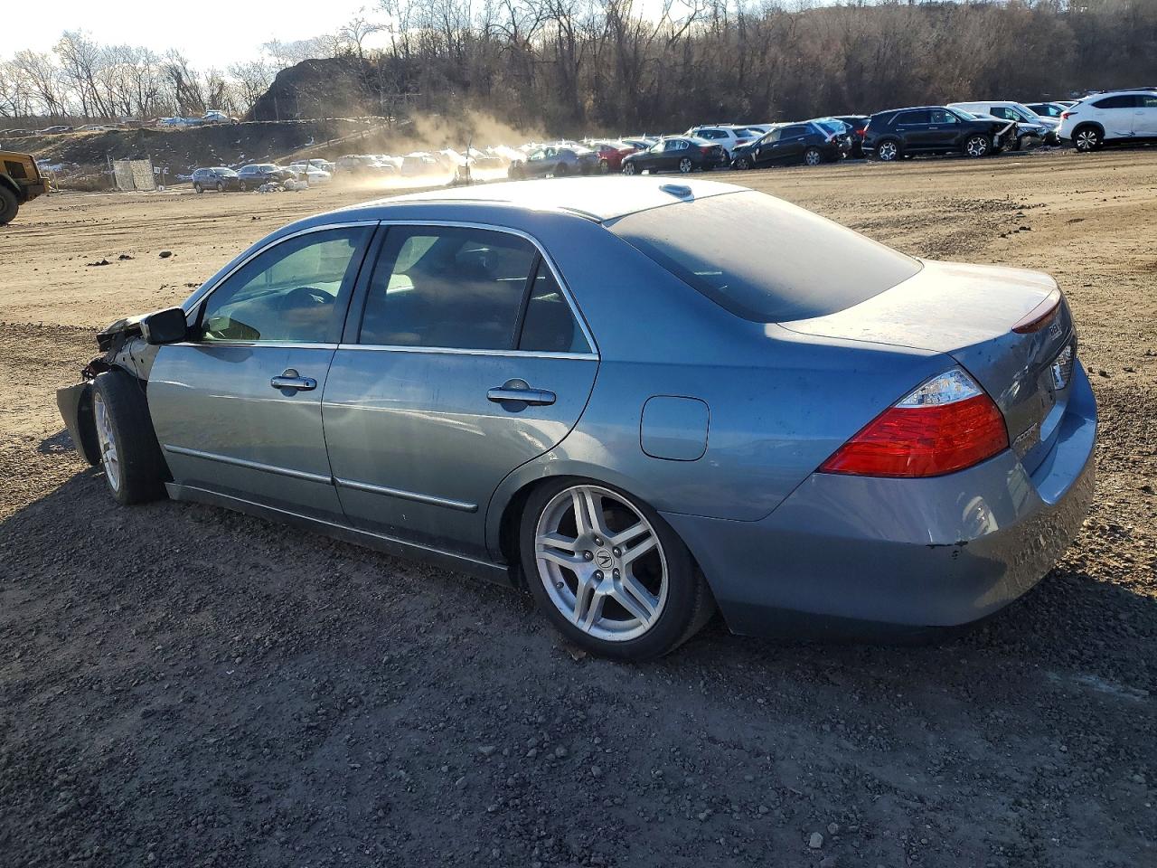 2007 Honda Accord Ex Gray vin: 1HGCM55877A099743