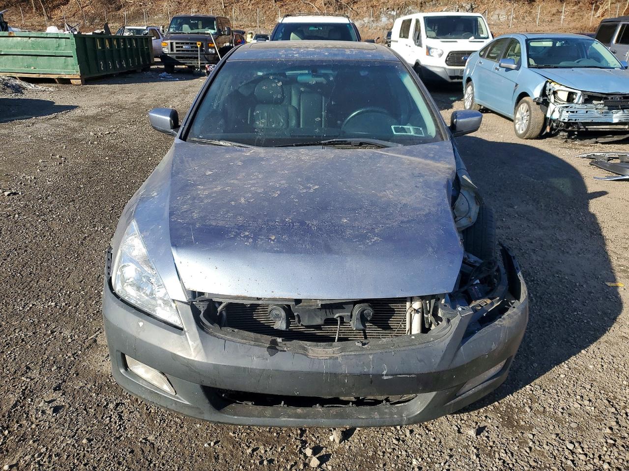 2007 Honda Accord Ex Gray vin: 1HGCM55877A099743