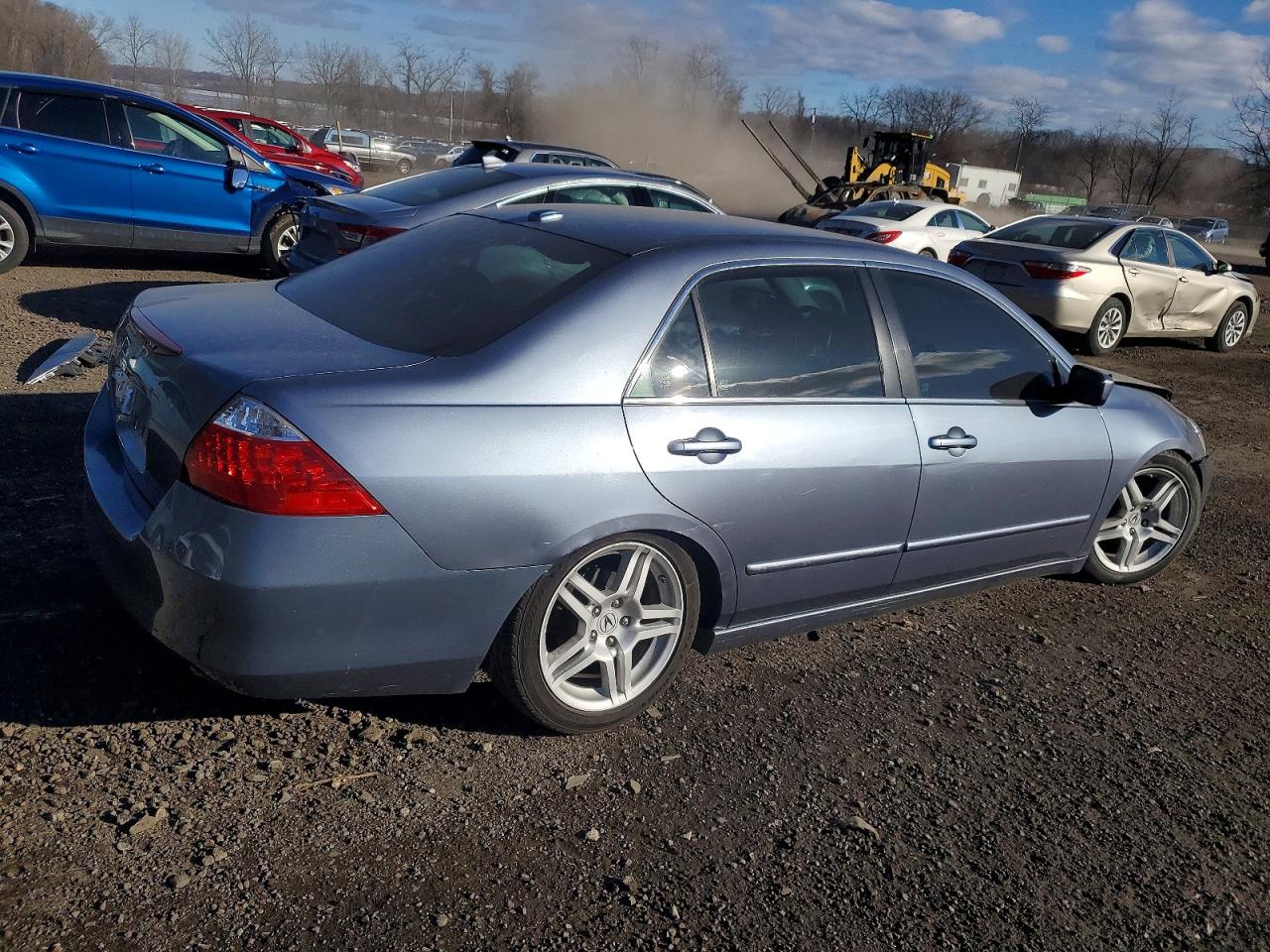 2007 Honda Accord Ex Gray vin: 1HGCM55877A099743