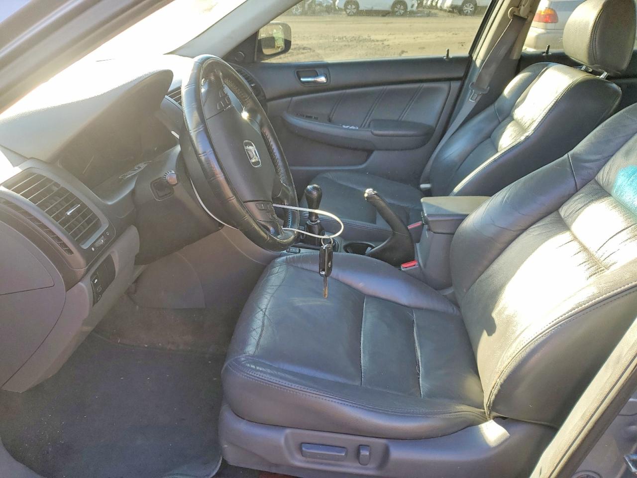 2007 Honda Accord Ex Gray vin: 1HGCM55877A099743
