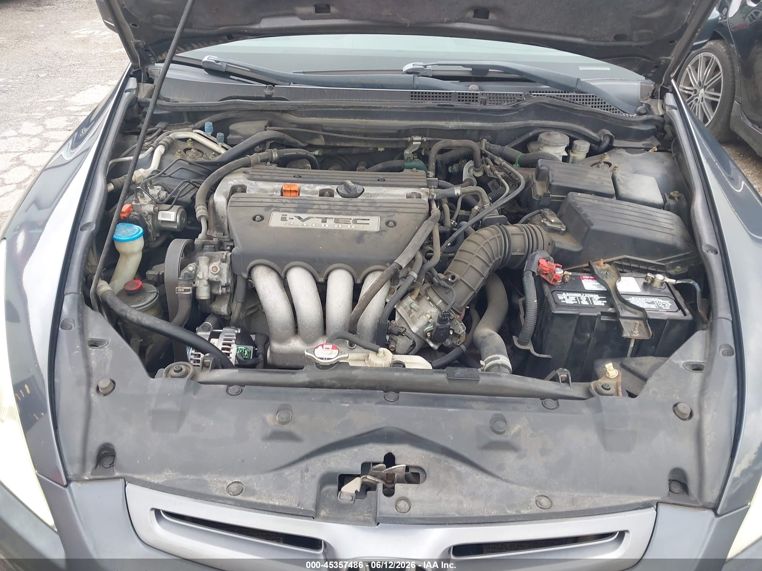 2005 Honda Accord 2.4 Ex Gray vin: 1HGCM55885A000036