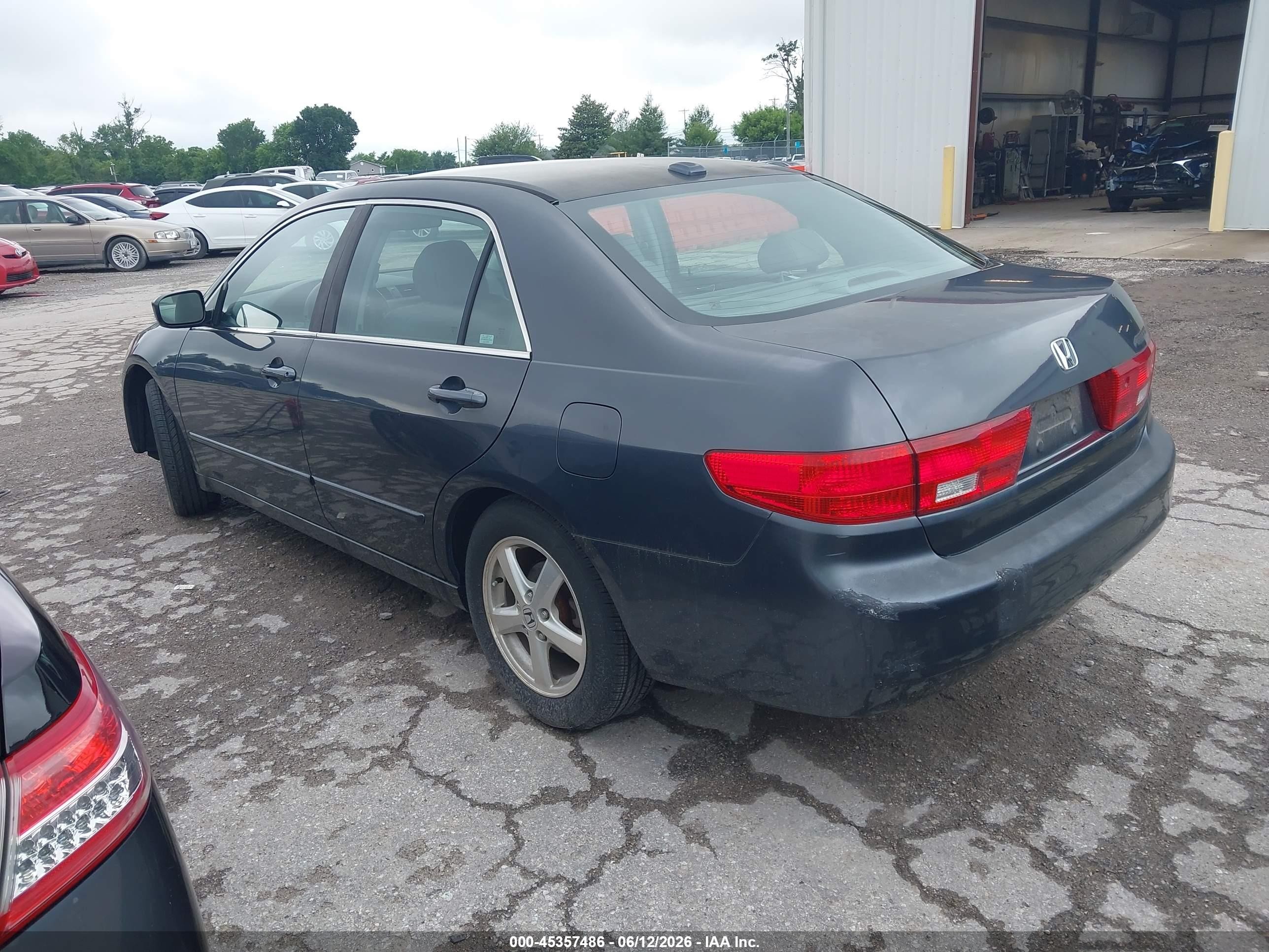 2005 Honda Accord 2.4 Ex Gray vin: 1HGCM55885A000036