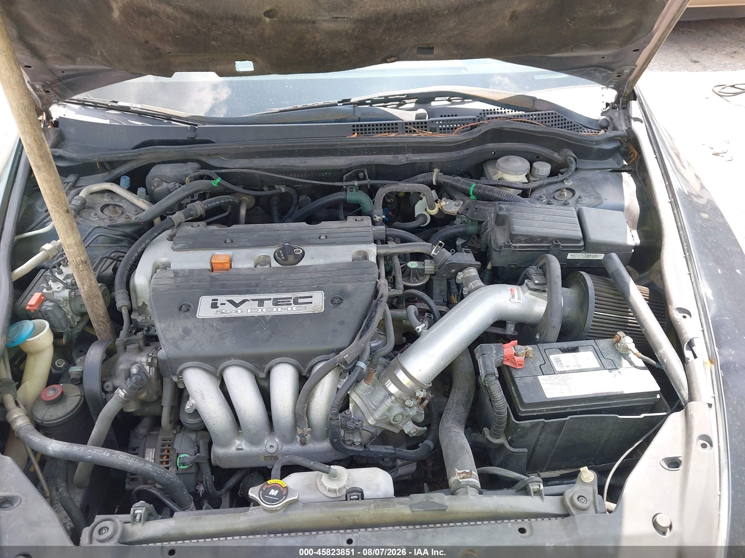 2006 Honda Accord 2.4 Ex Blue vin: 1HGCM55886A110277