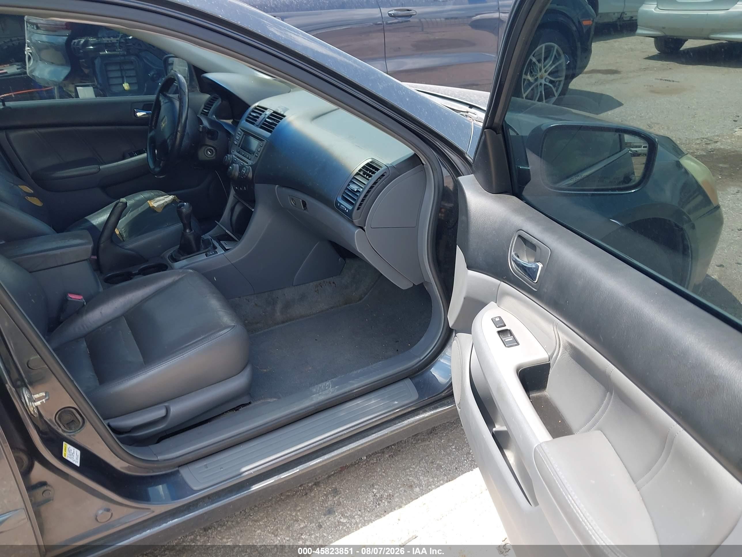 2006 Honda Accord 2.4 Ex Blue vin: 1HGCM55886A110277