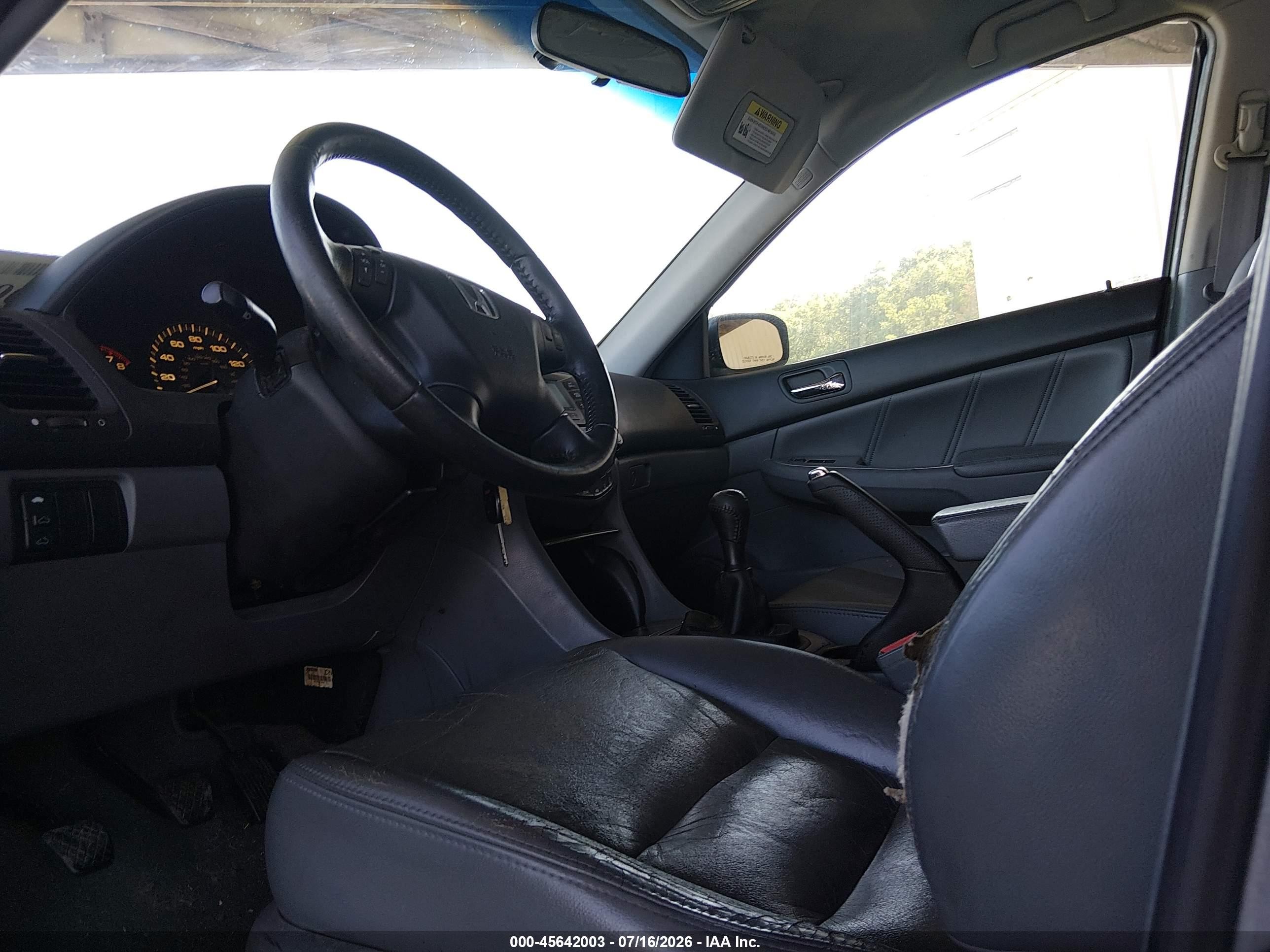 2007 Honda Accord 2.4 Ex Blue vin: 1HGCM55887A126271