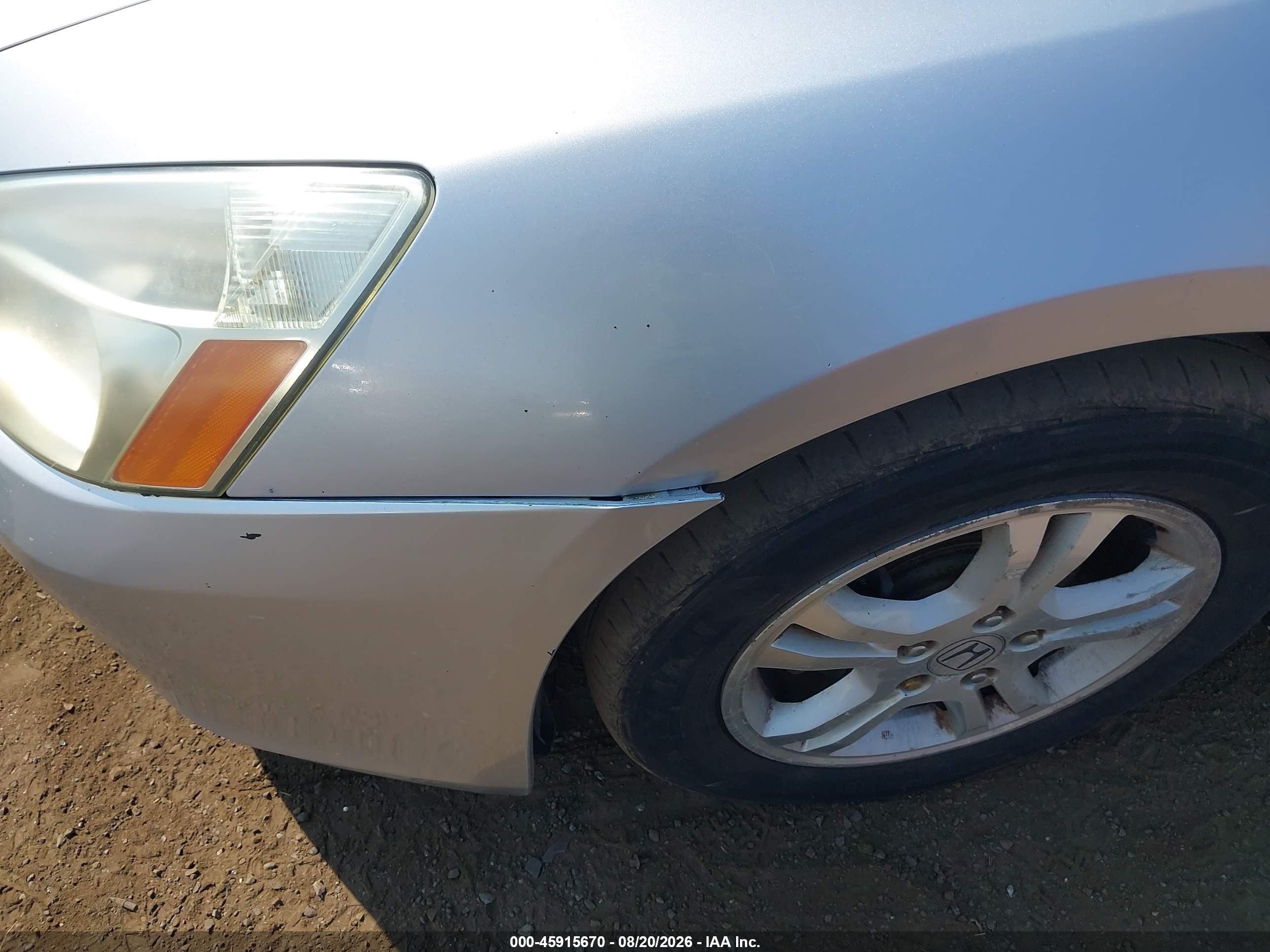 2007 Honda Accord 2.4 Ex Silver vin: 1HGCM558X7A038838