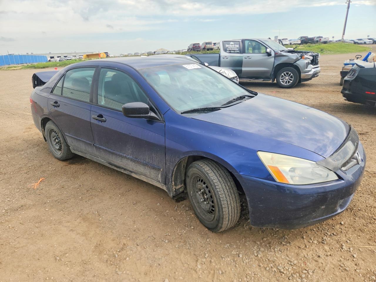 2004 Honda Accord Dx Синий vin: 1HGCM56104A806386
