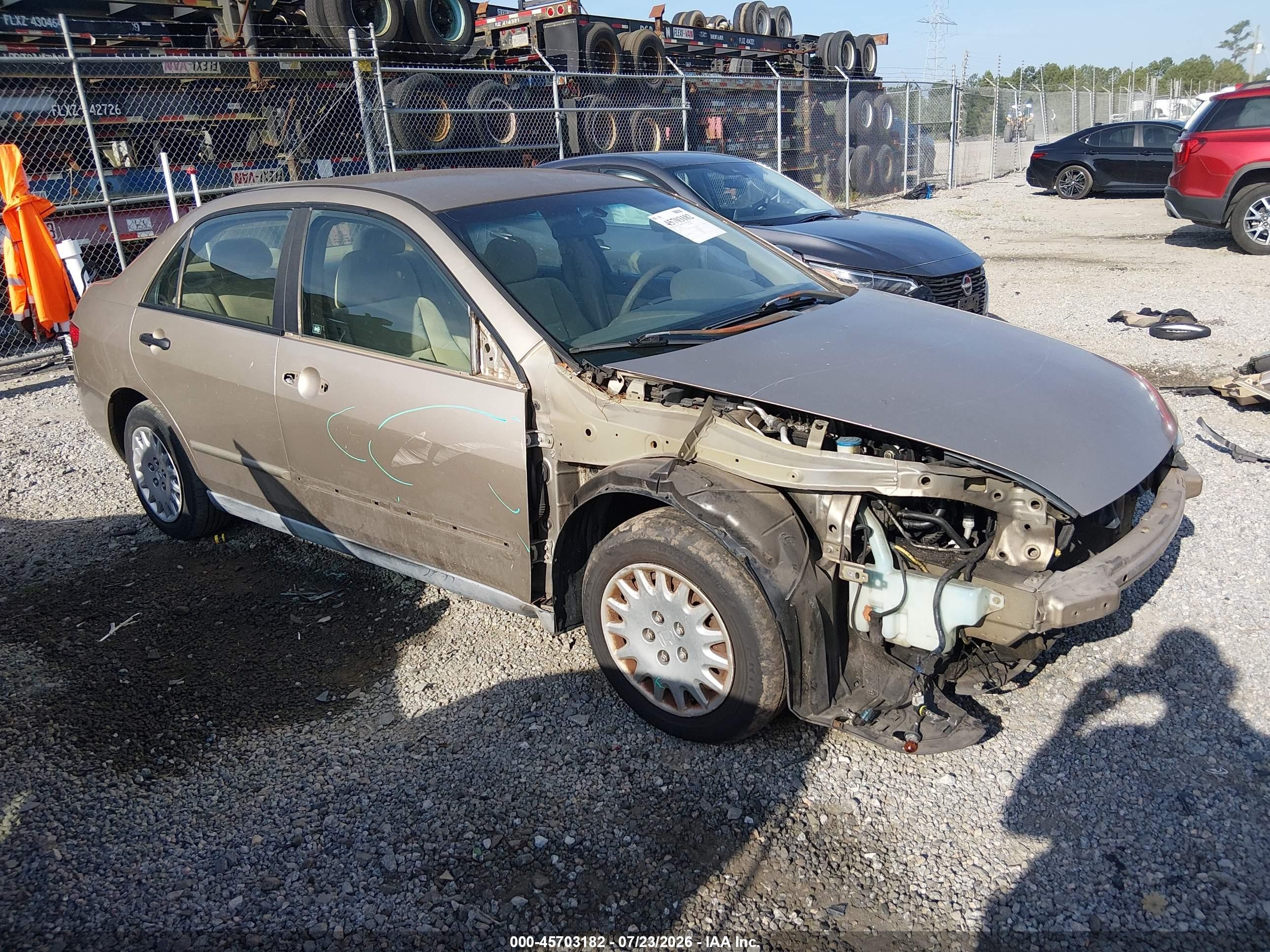 2005 Honda Accord 2.4 Dx Champagne vin: 1HGCM56105A163412