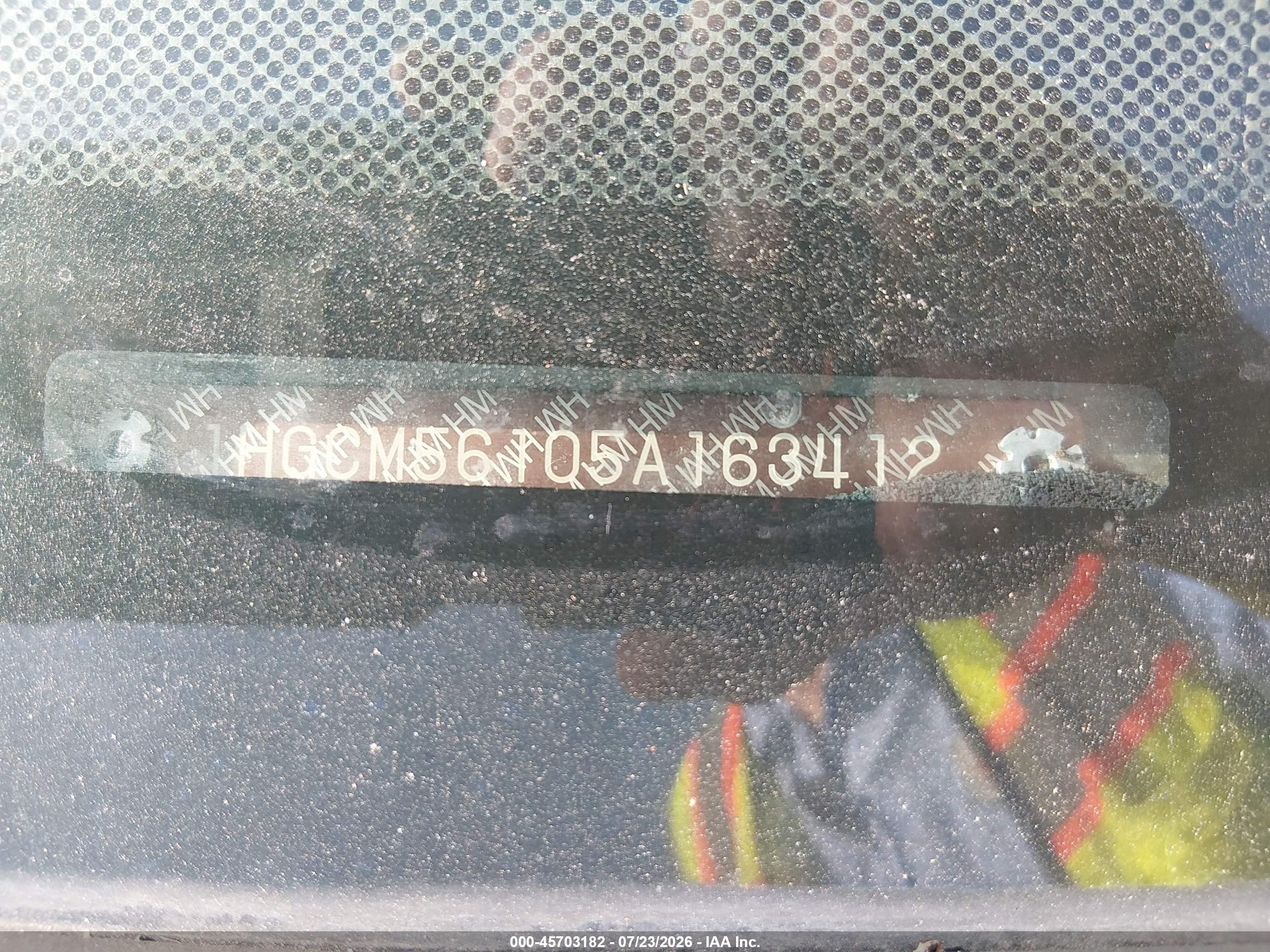 2005 Honda Accord 2.4 Dx Champagne vin: 1HGCM56105A163412