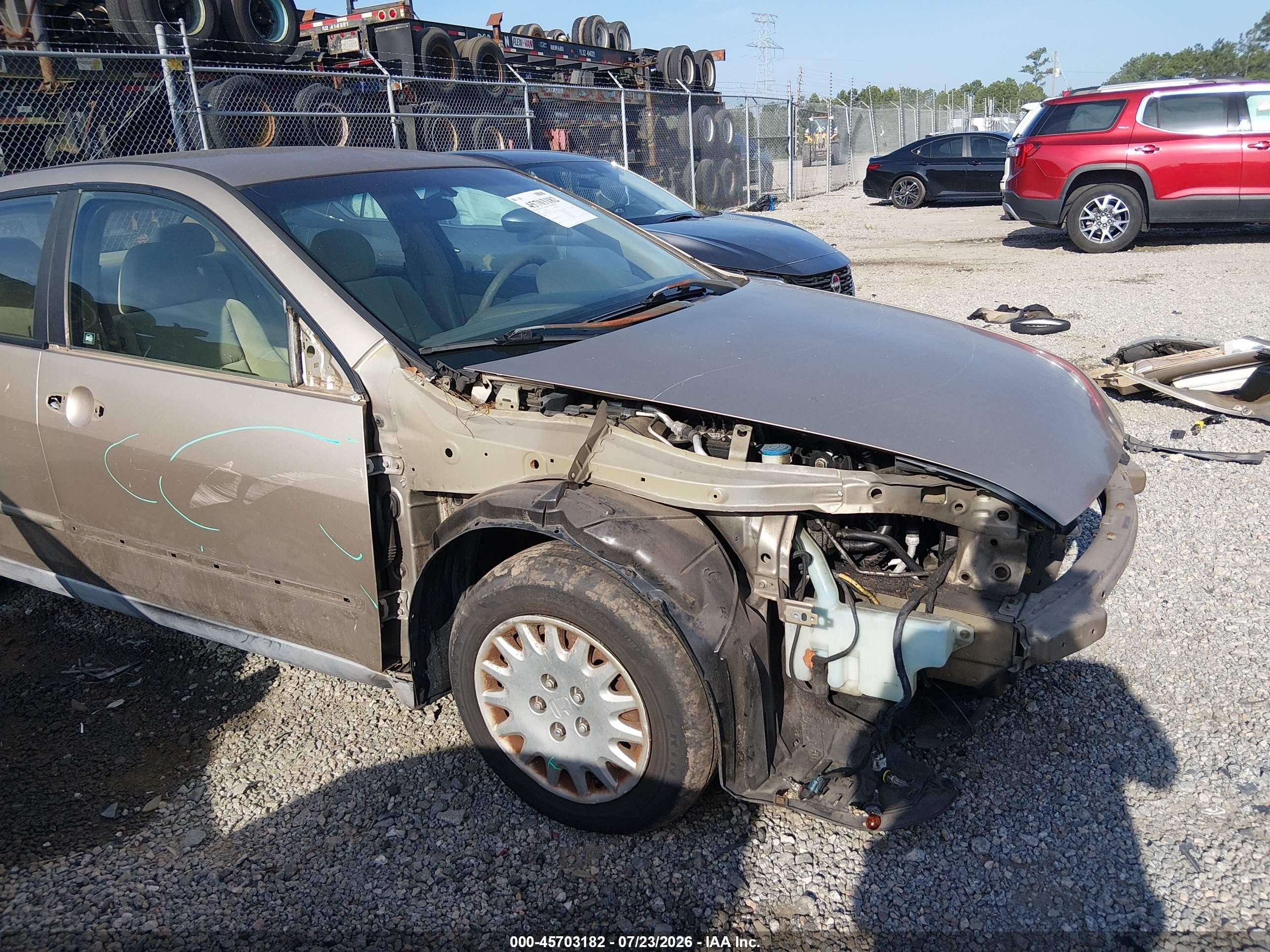 2005 Honda Accord 2.4 Dx Champagne vin: 1HGCM56105A163412