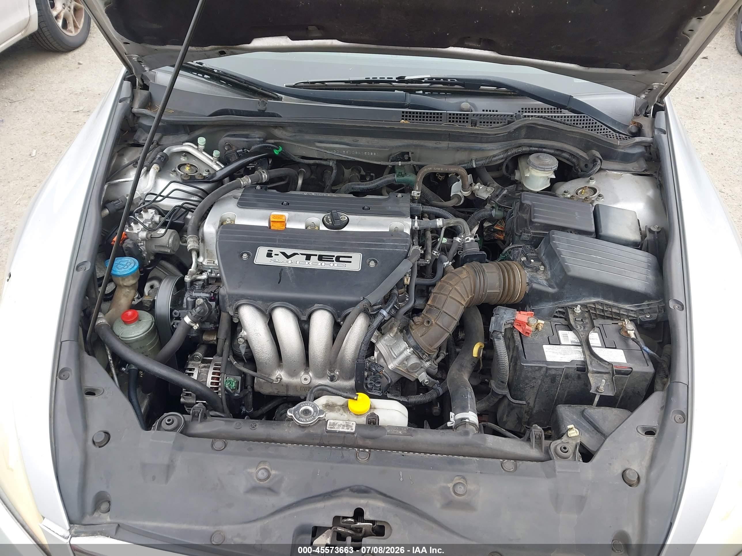 2006 Honda Accord 2.4 Vp Silver vin: 1HGCM56106A152881