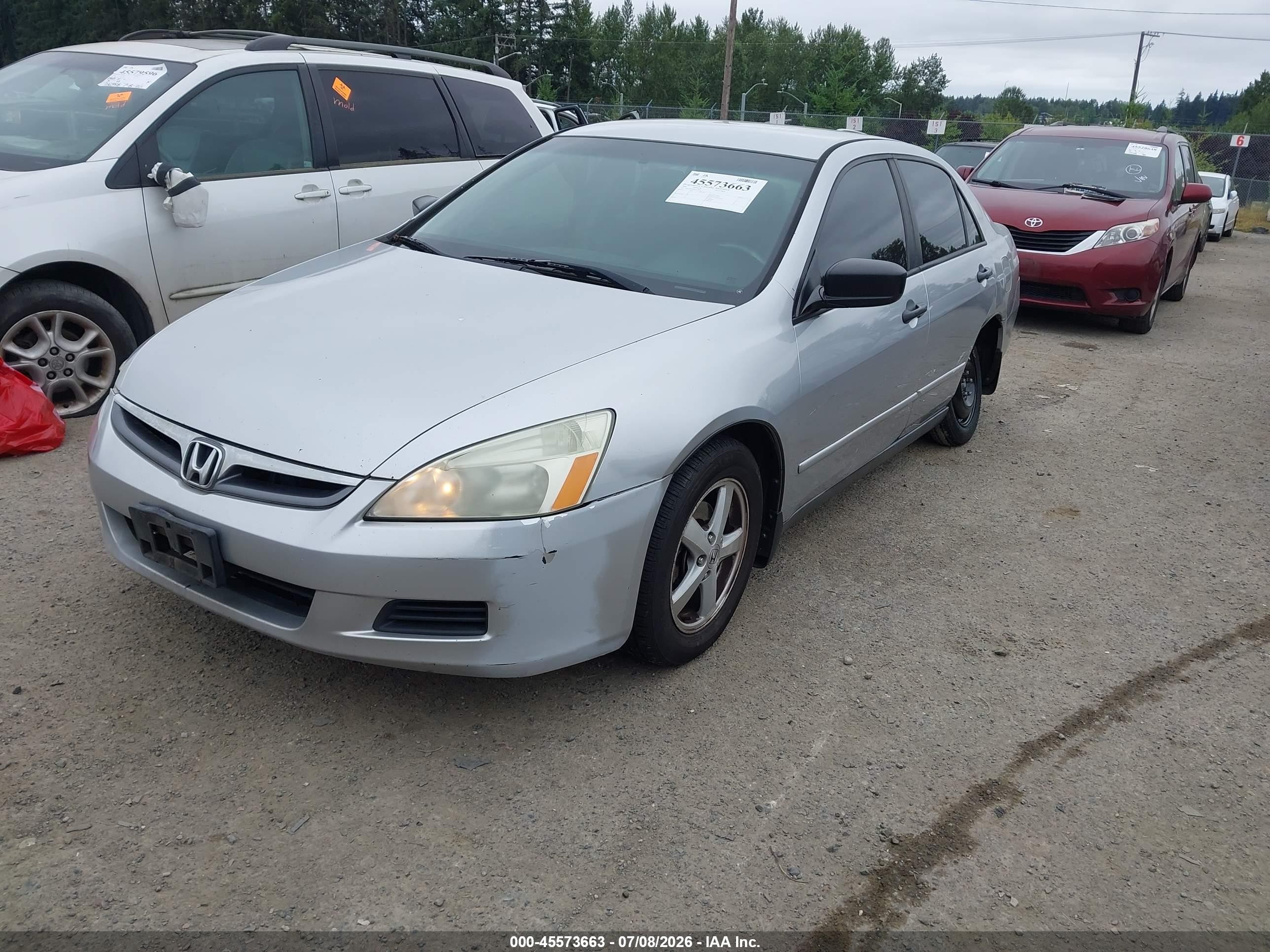 2006 Honda Accord 2.4 Vp Silver vin: 1HGCM56106A152881