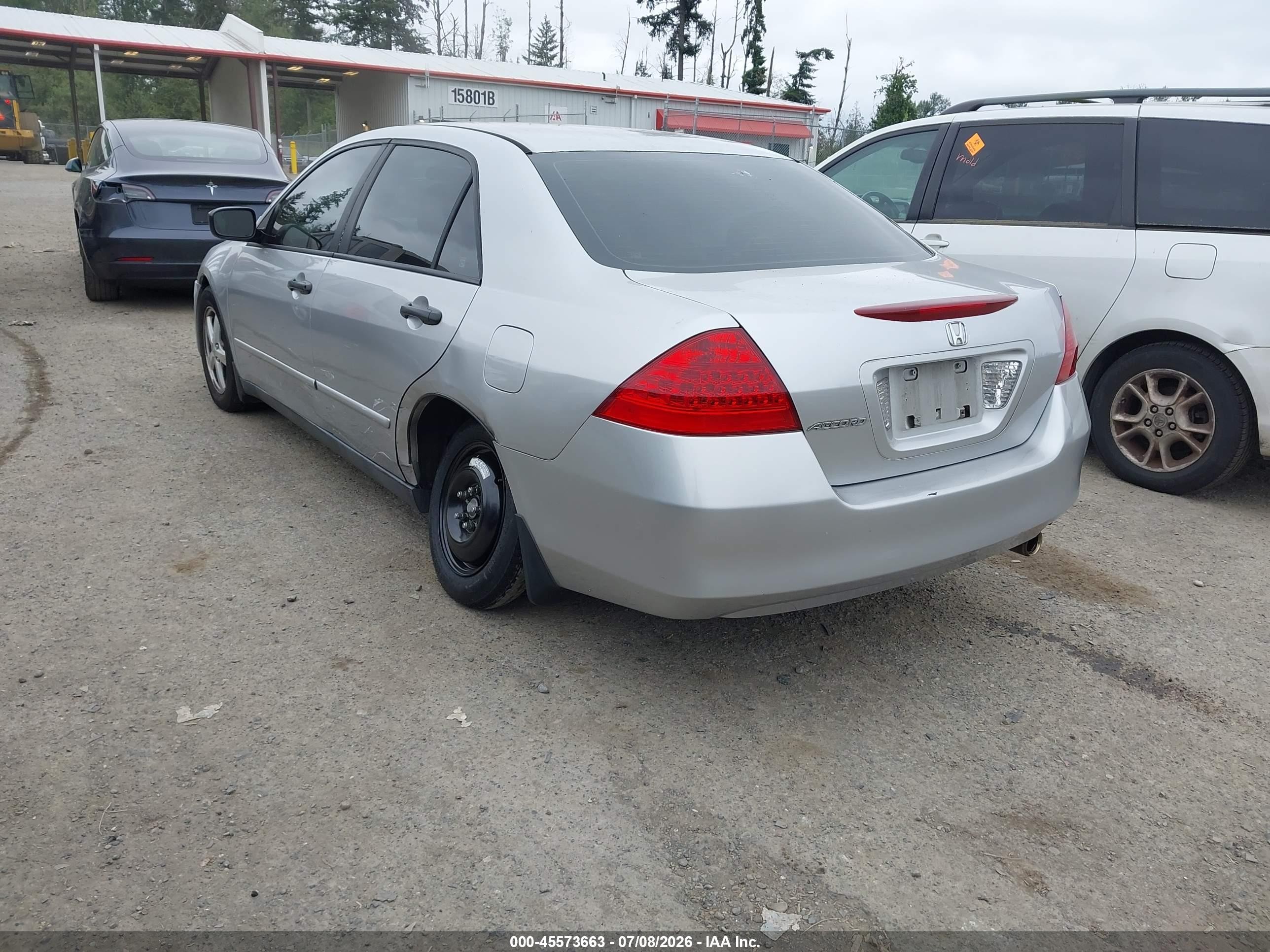 2006 Honda Accord 2.4 Vp Silver vin: 1HGCM56106A152881