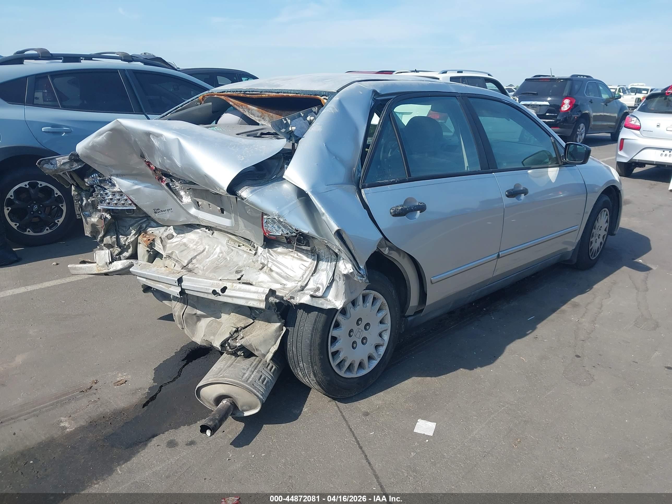 2007 Honda Accord 2.4 Vp Silver vin: 1HGCM56107A119333