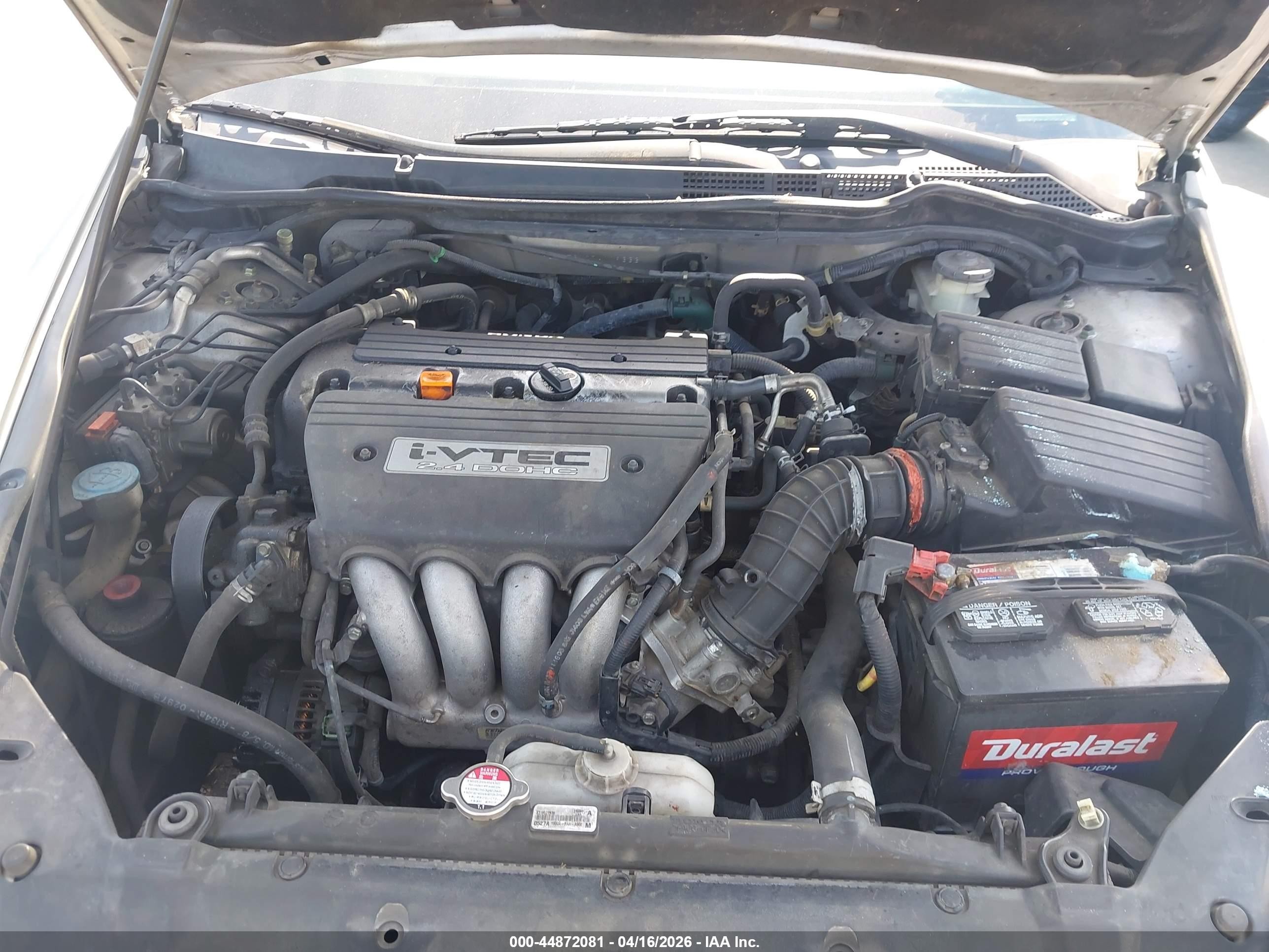 2007 Honda Accord 2.4 Vp Silver vin: 1HGCM56107A119333