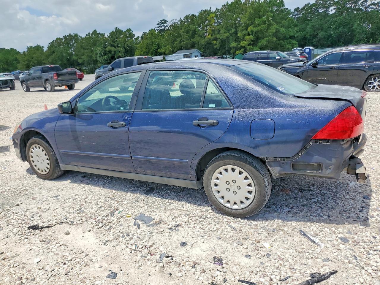 2007 Honda Accord Value Blue vin: 1HGCM56107A198051