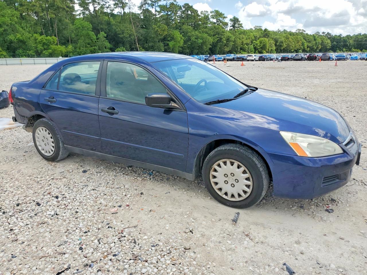 2007 Honda Accord Value Blue vin: 1HGCM56107A198051