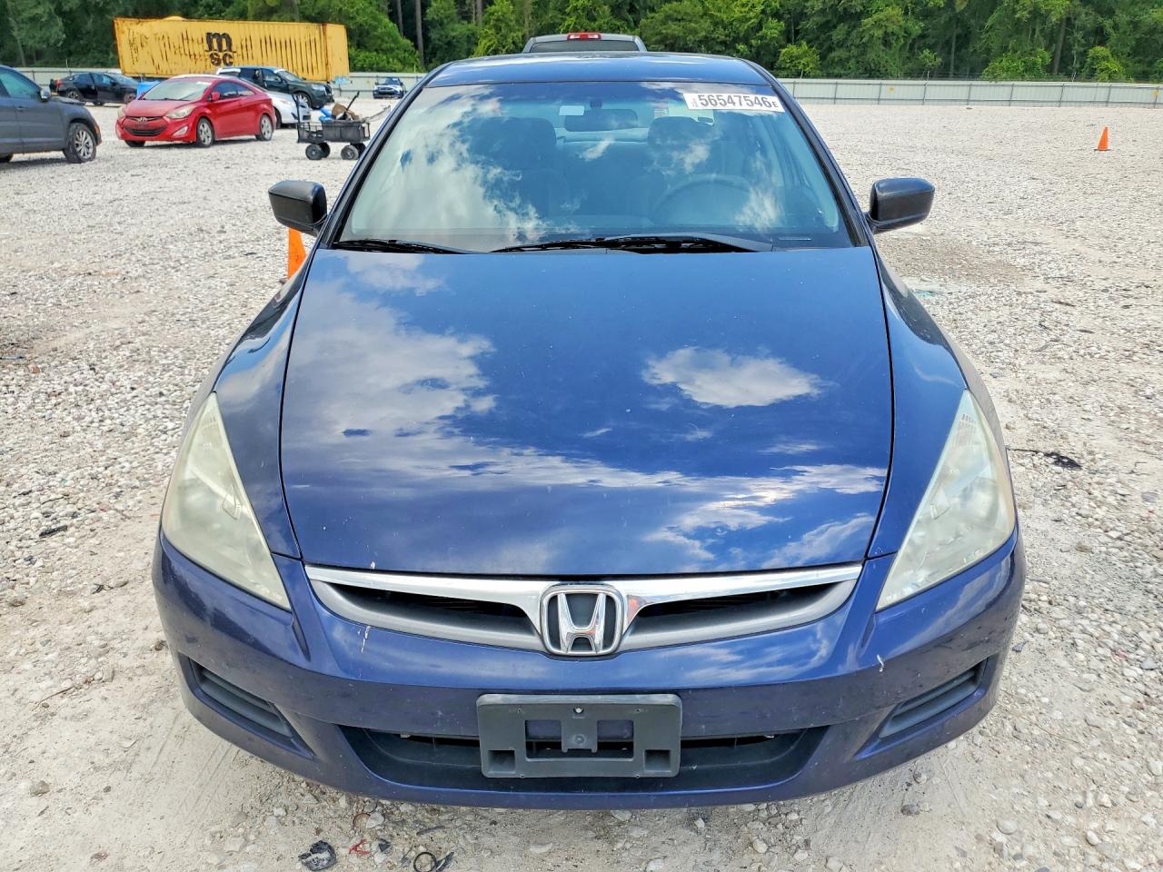 2007 Honda Accord Value Blue vin: 1HGCM56107A198051