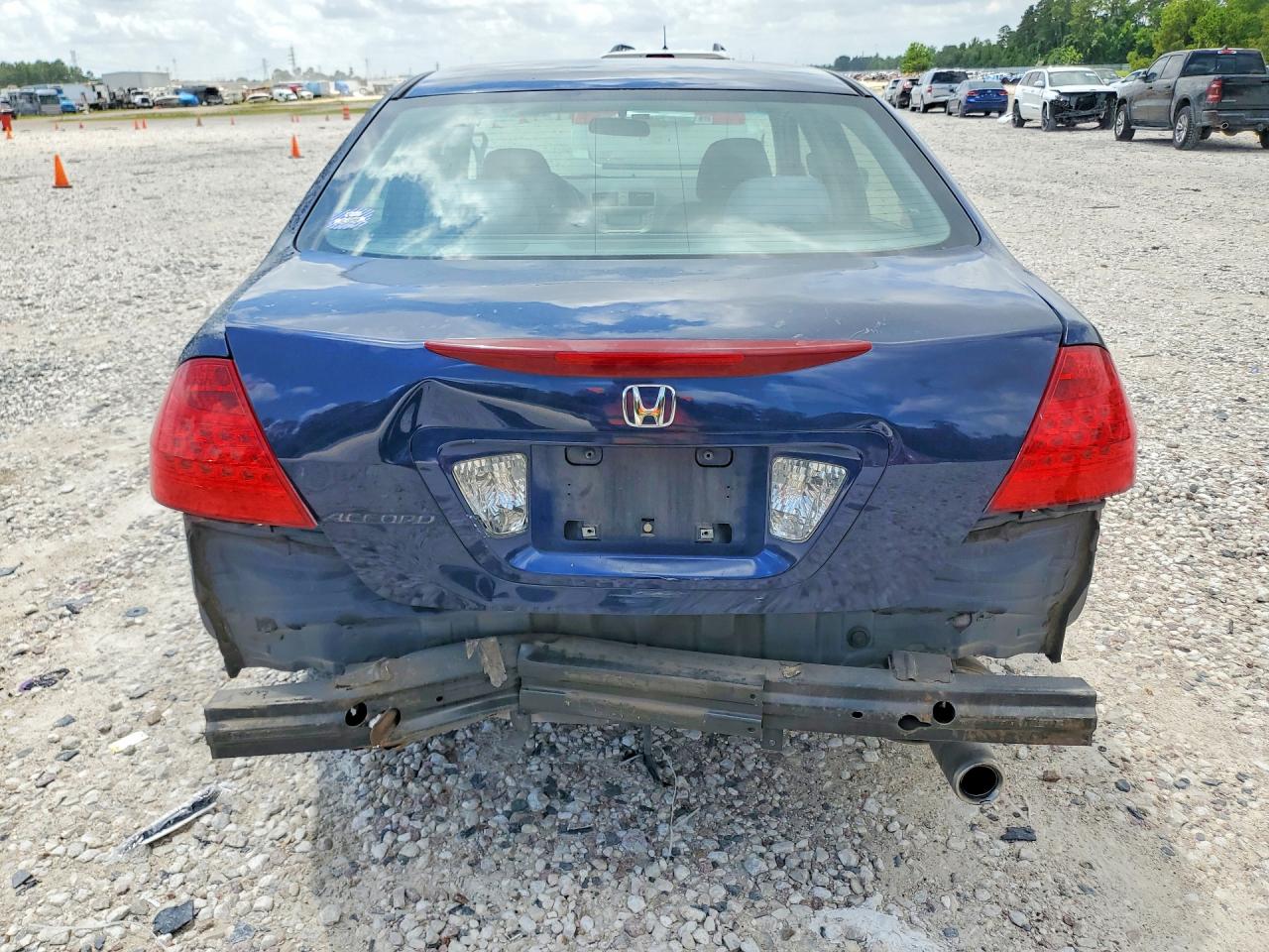 2007 Honda Accord Value Blue vin: 1HGCM56107A198051