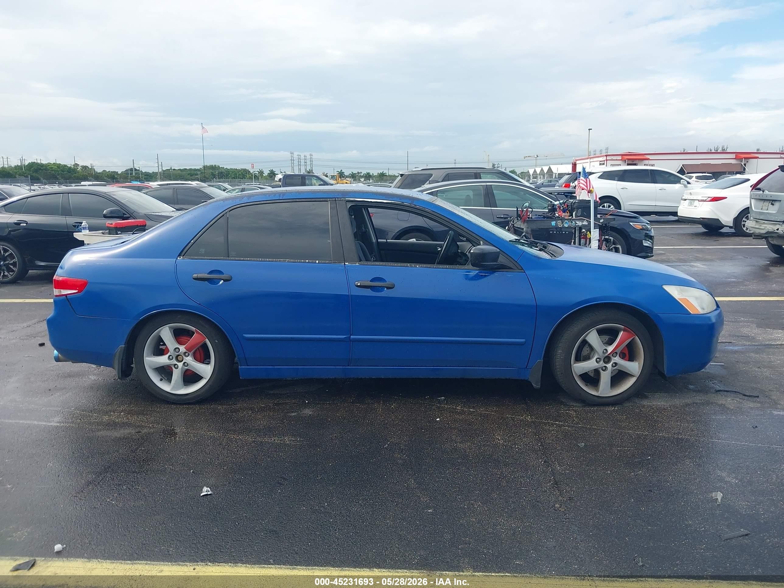 2004 Honda Accord 2.4 Dx Синий vin: 1HGCM56114A067769